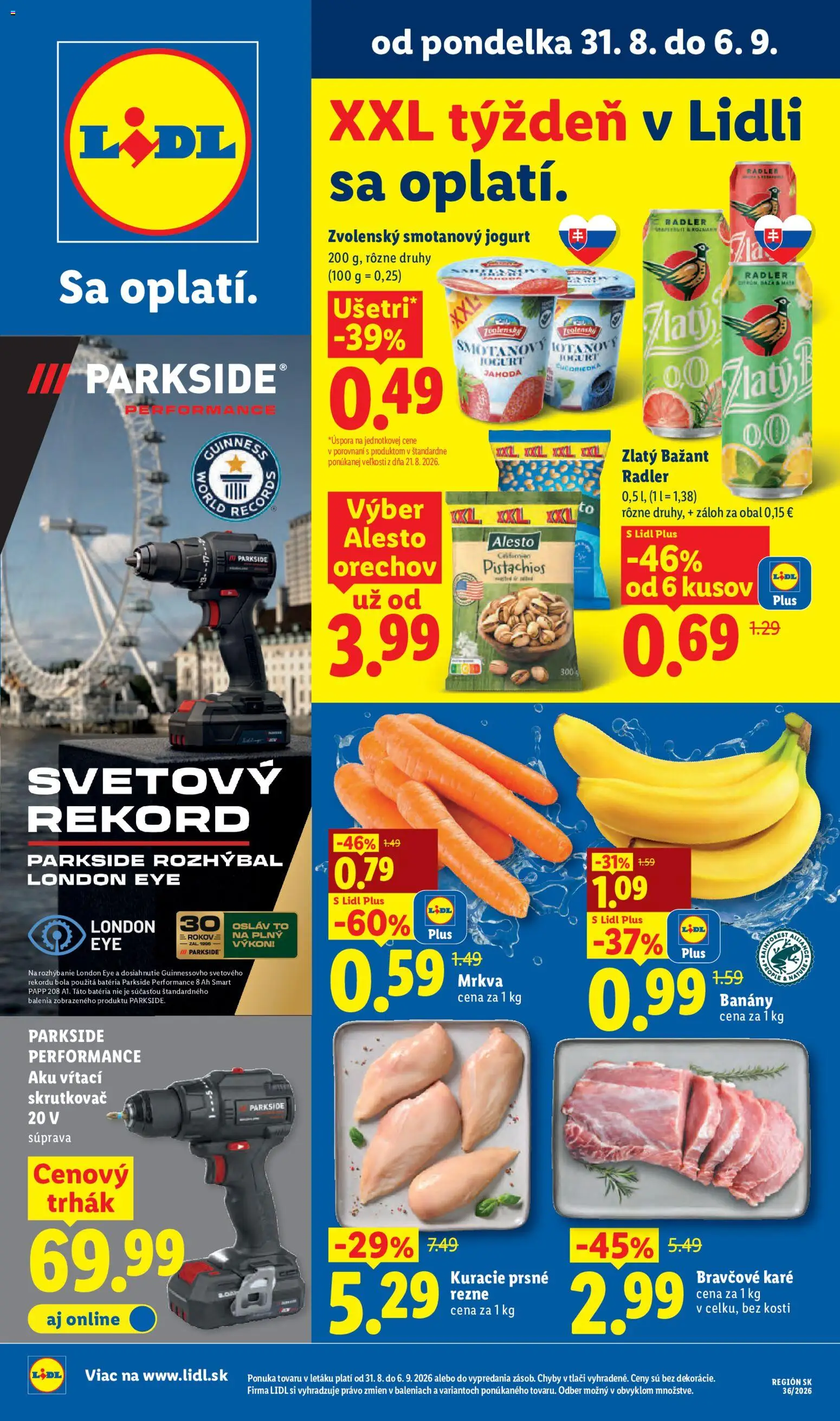 Nové Lidl akcie – leták je platný od 31.08.2026 | Strana: 1