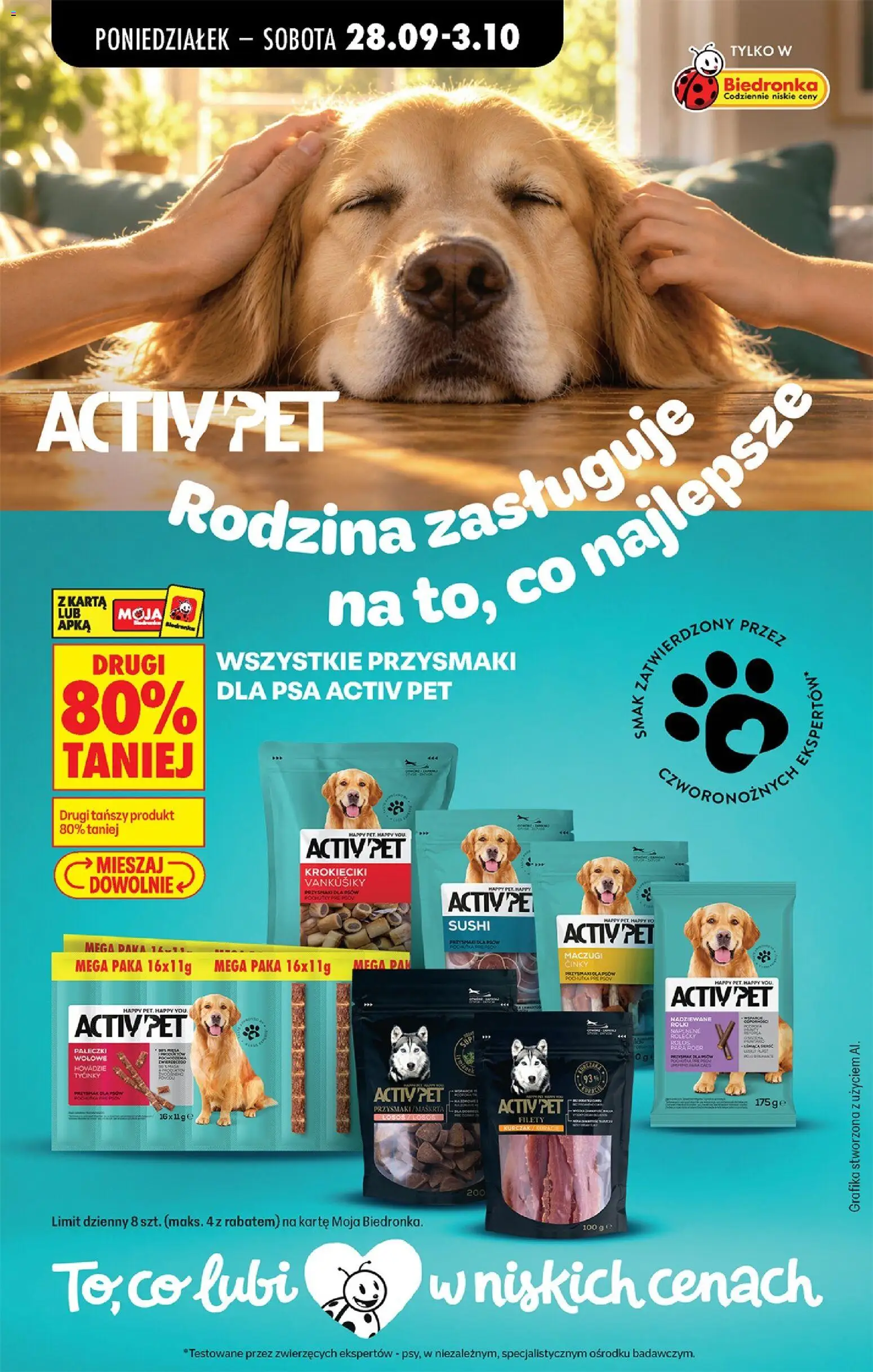 Biedronka Polsko leták - Codziennie niskie ceny od 28.09.2026 | Strana: 99 | Produkty: Činky, Tyčinky, Sushi