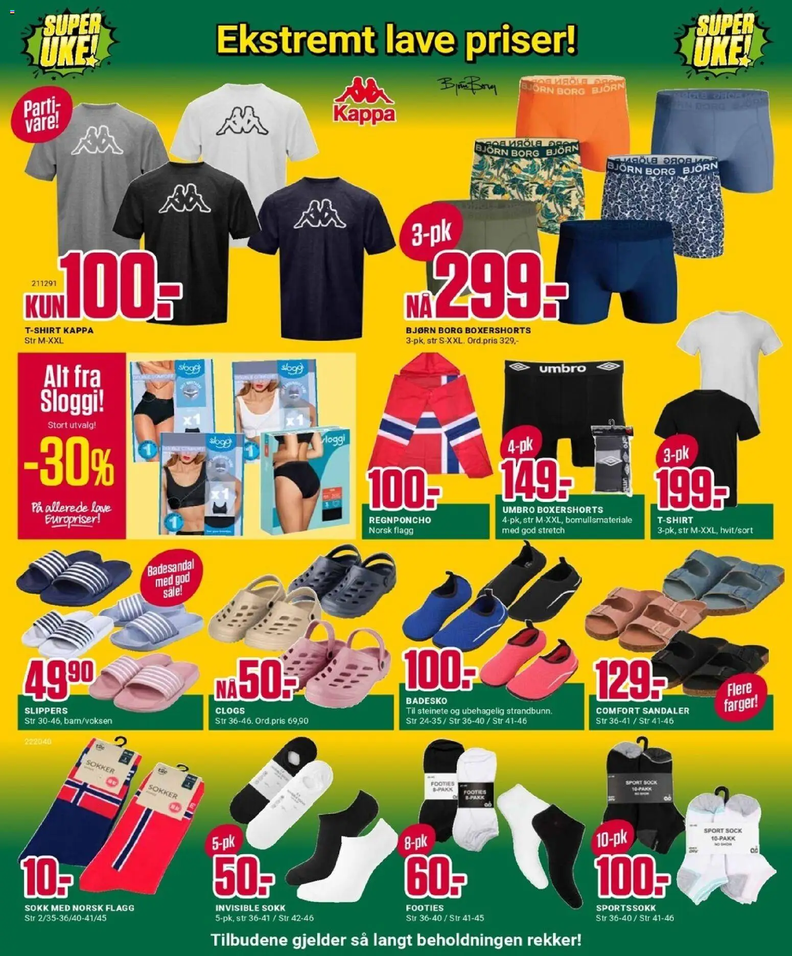 {H1} | Side: 8 | Produkter: Sokker, Sandaler, Slippers