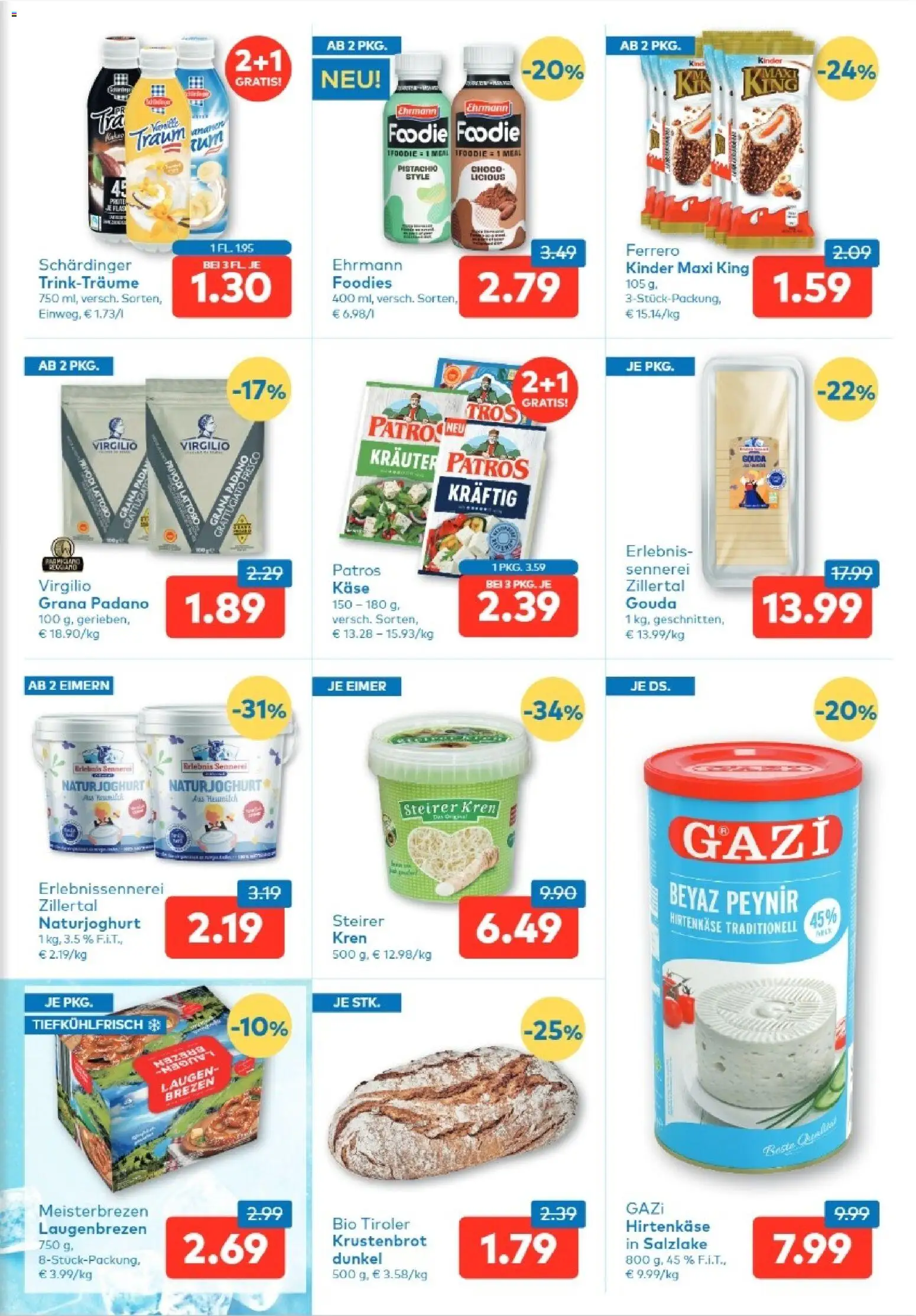 T&G Tirol gültig ab 21.05.2026 | Seite: 3 | Produkte: Käse