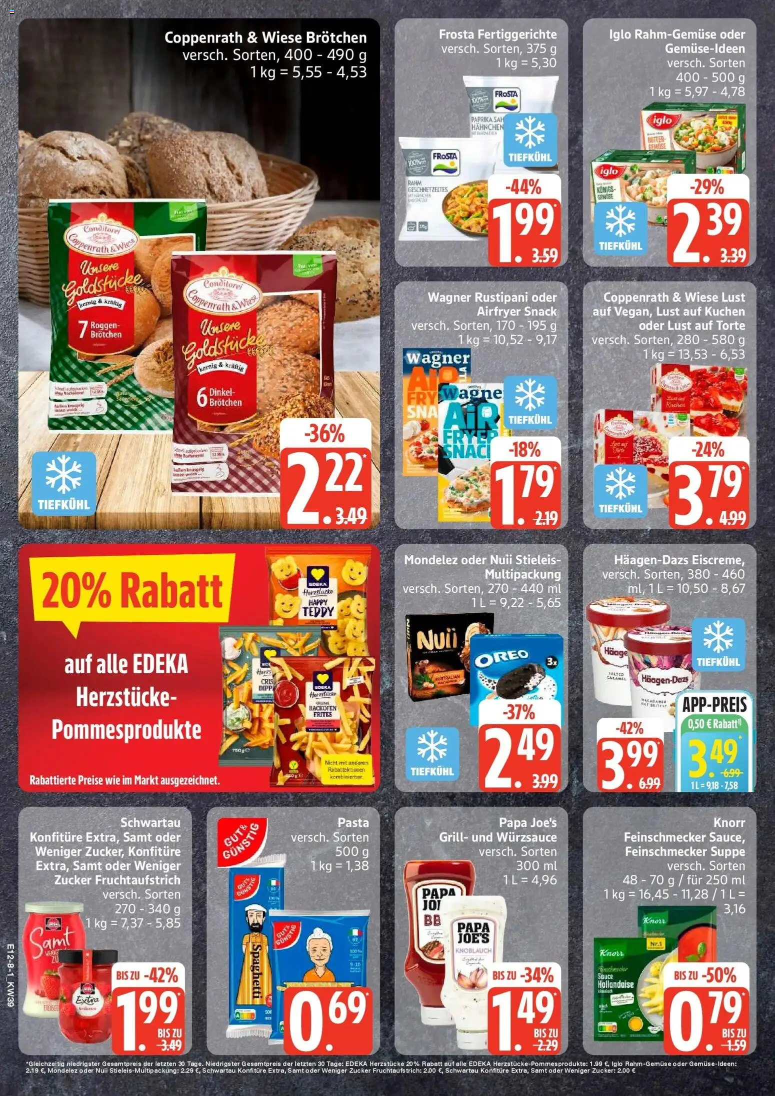Edeka Prospekt Norderstedt (ab 21.09.2026) » Angebote Online | Seite: 8 | Produkte: Grill, Gemüse, Knoblauch, Pasta