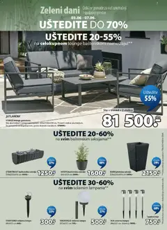 Jysk katalog - pregled Jysk kataloga - važi od 03.06.2026 | Strana: 7 | Proizvode: Solarna lampa, Sto, Saksija, Pakovanje