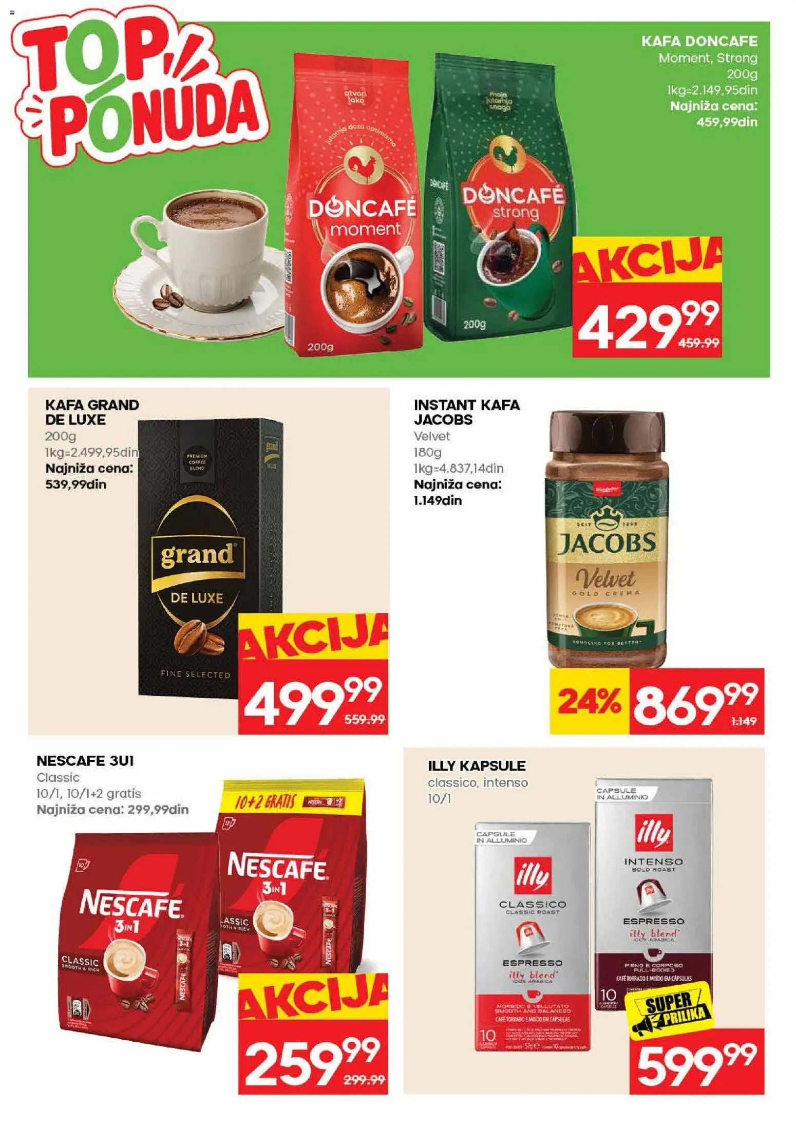 Roda katalog - važi od 31.08.2026 | Strana: 24 | Proizvode: Kapsule, Instant kafa, Kafa, Nescafé