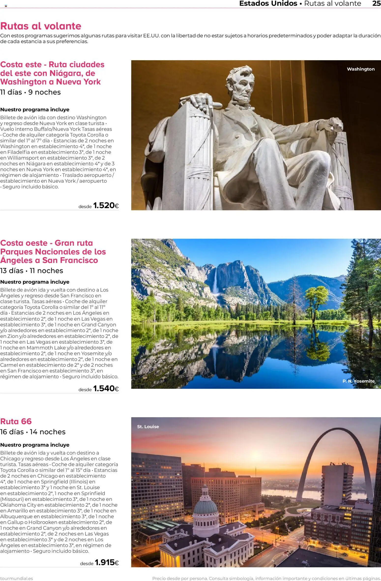 Viajes El Corte Inglés Norteamérica y Caribe │ válido desde el 01/01/2026 | Página: 25