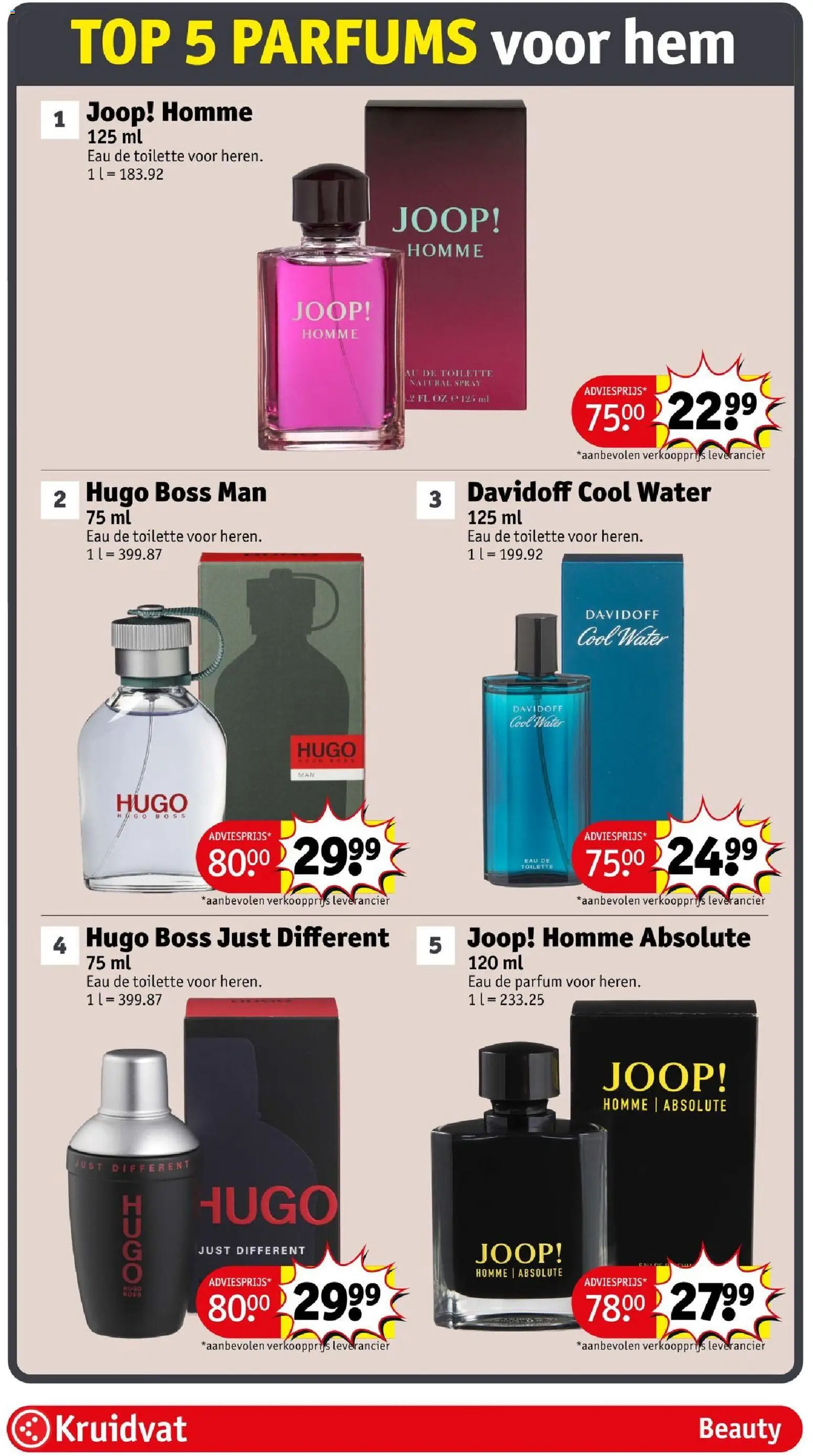 {H1} | Pagina: 33 | Producten: Parfums, Parfum, Eau de toilette, Water