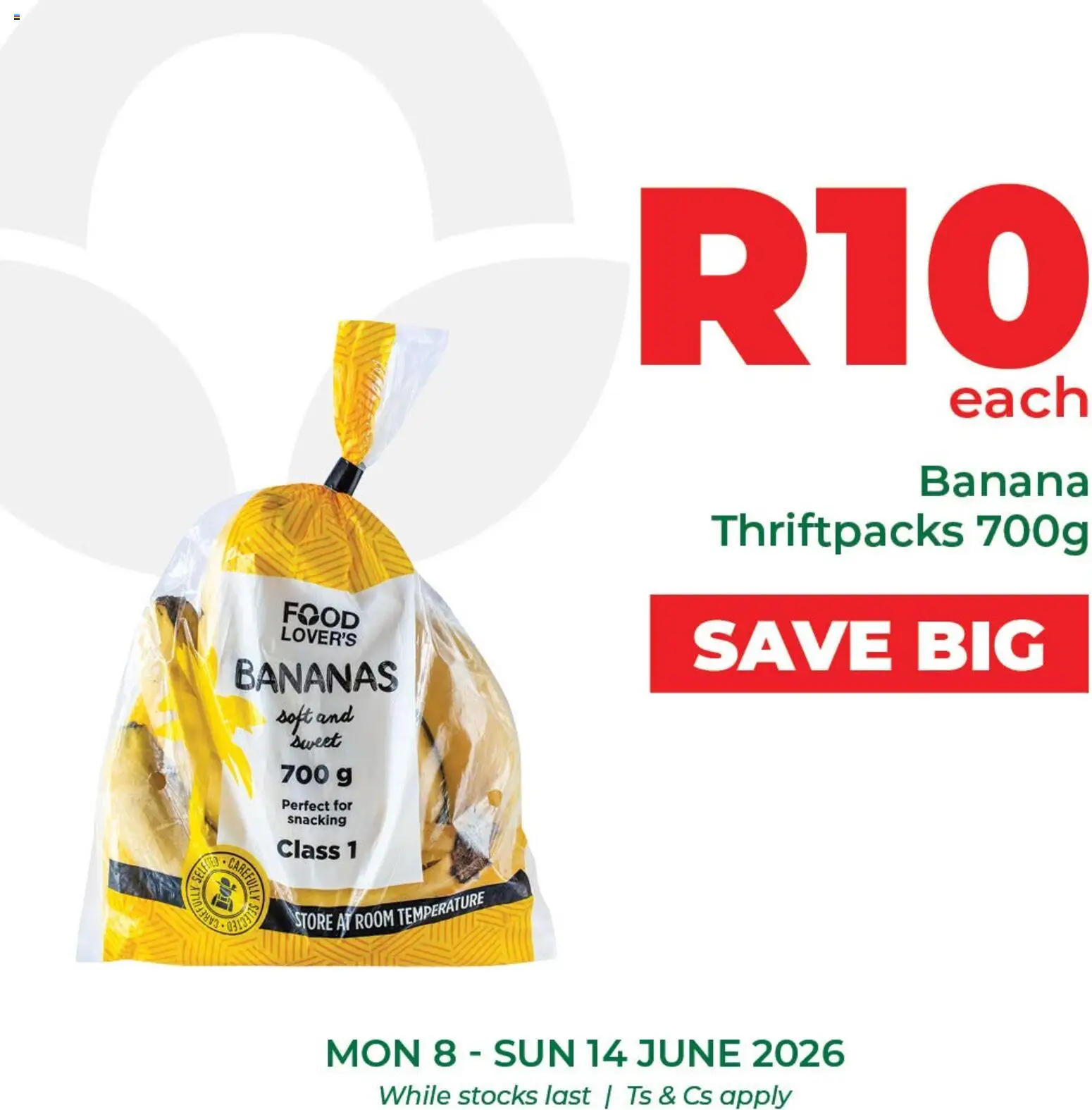 New Food Lover's Market catalogue – valid from 08.06.2026 | Page: 4 | Products: Bananas