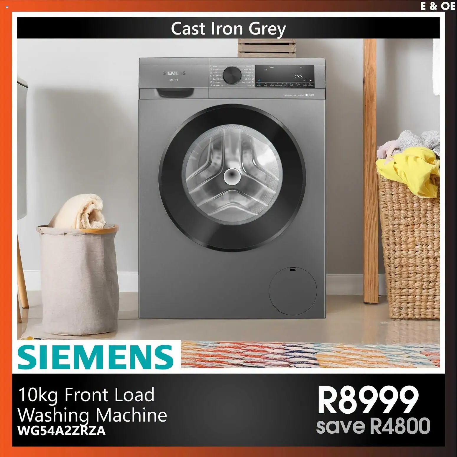 New Tafelberg Furnishers catalogue – valid from 19/10/2026 | Page: 9 | Products: Washing machine, Iron