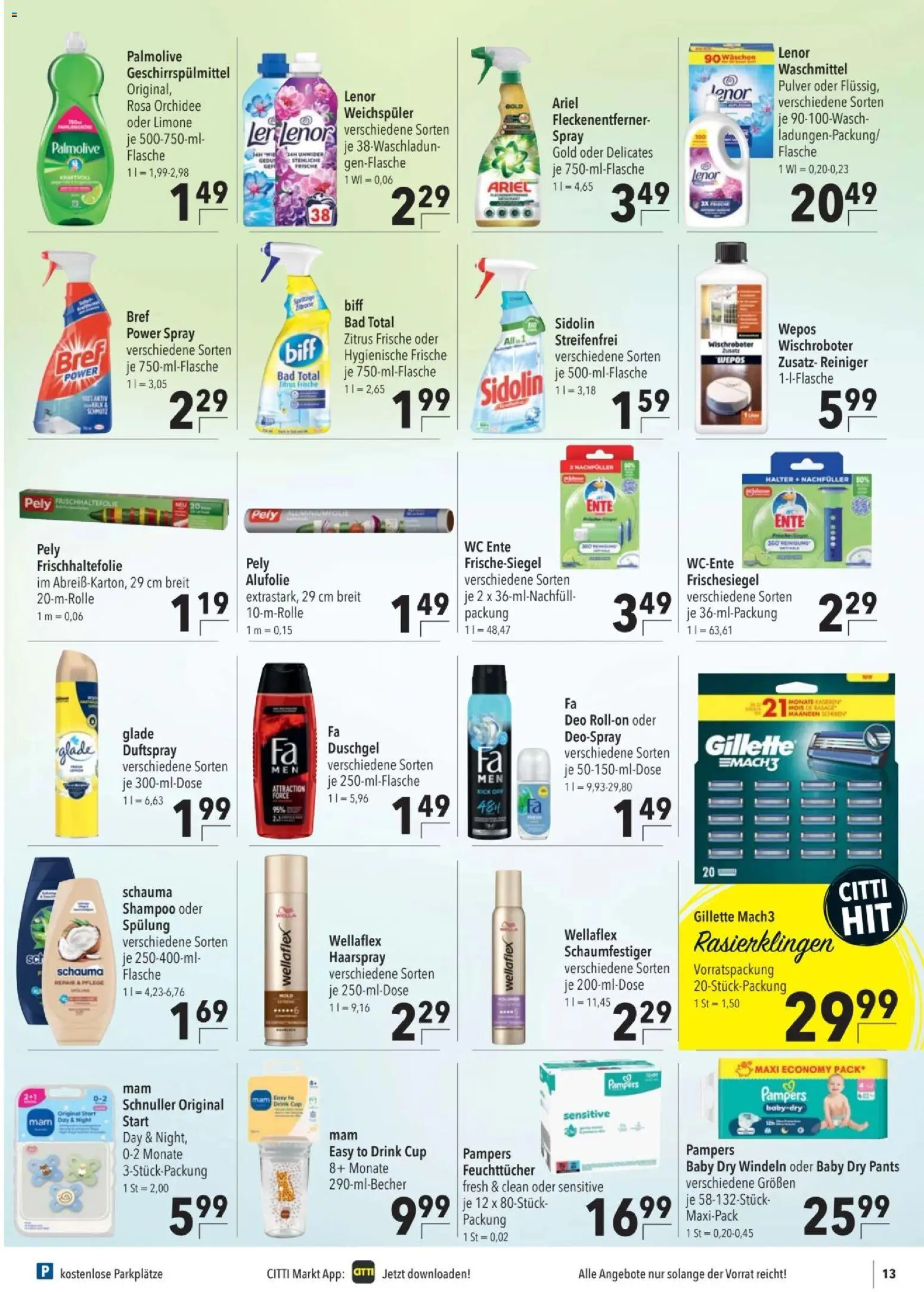 CITTI tilbudsavis – gyldig fra 22/07/2026 | Side: 15 | Produkter: Shampoo, Bad