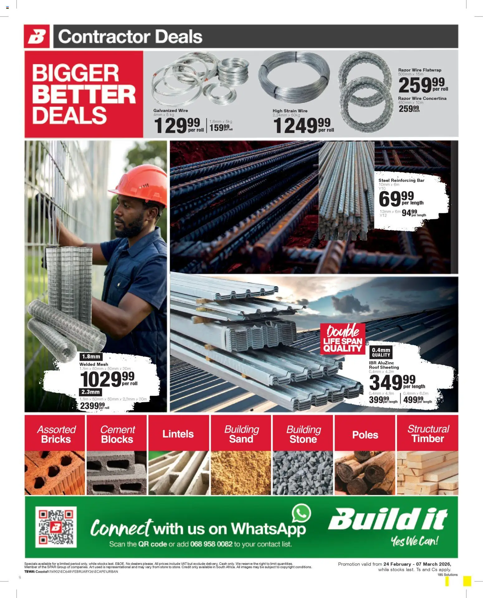 Build It - Eastern Cape - Specials (24/02/2026 - 07/03/2026) Online