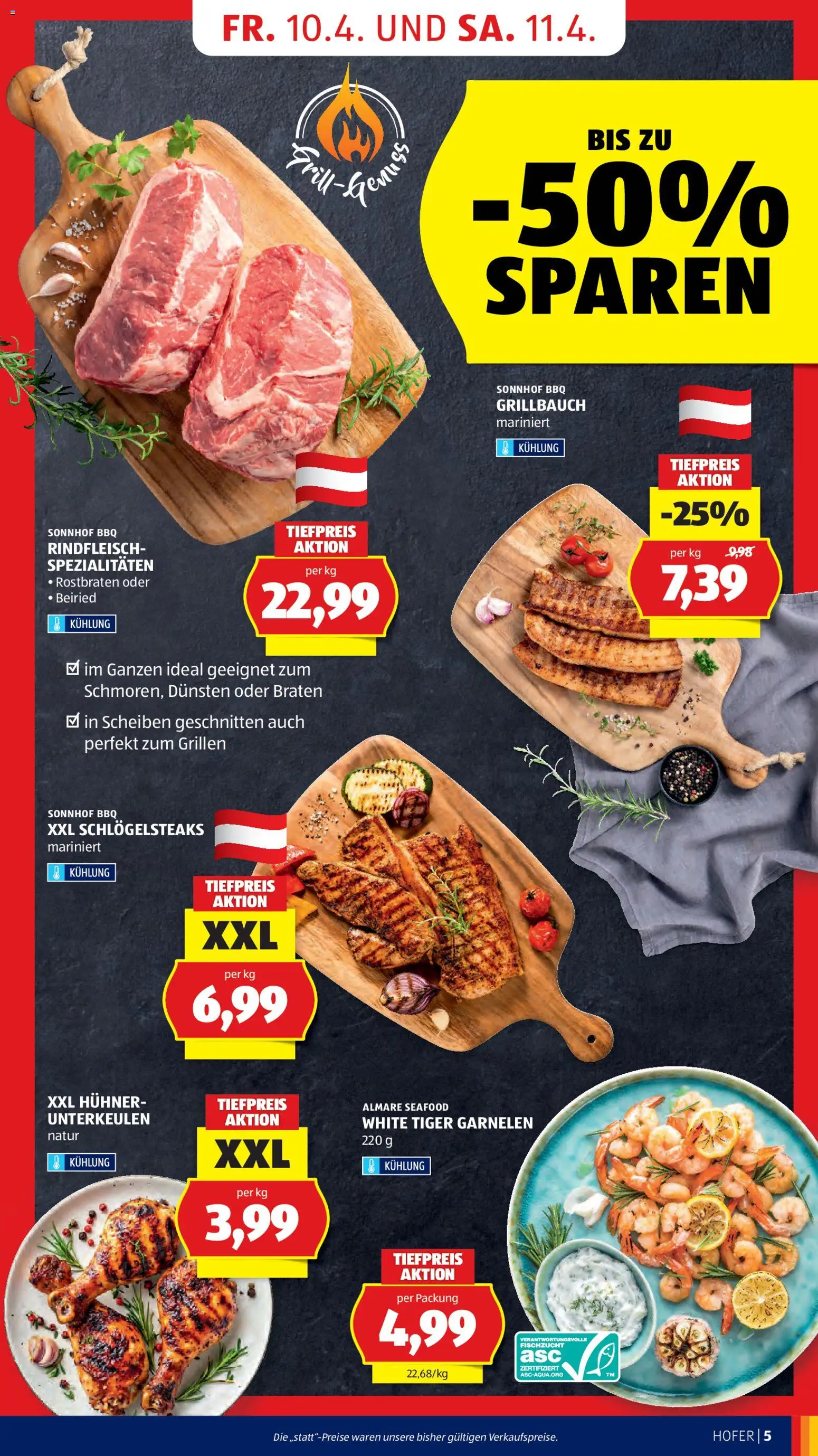 Hofer AT akciós ujság - amely érvényes a következő dátumtól: 10.04.2026 | Oldal: 7