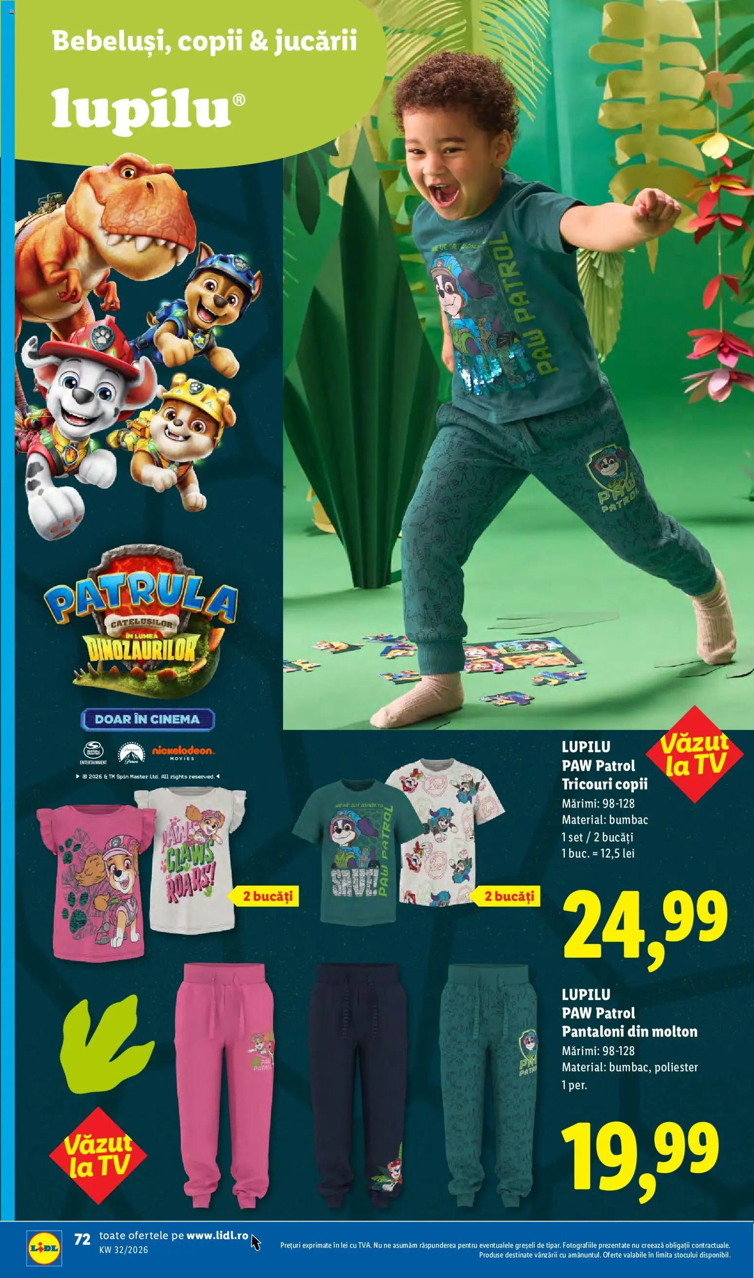 Noul catalog Lidl – valabil de la 03.08.2026 | Pagină: 72 | Produse: Sport, Pantaloni