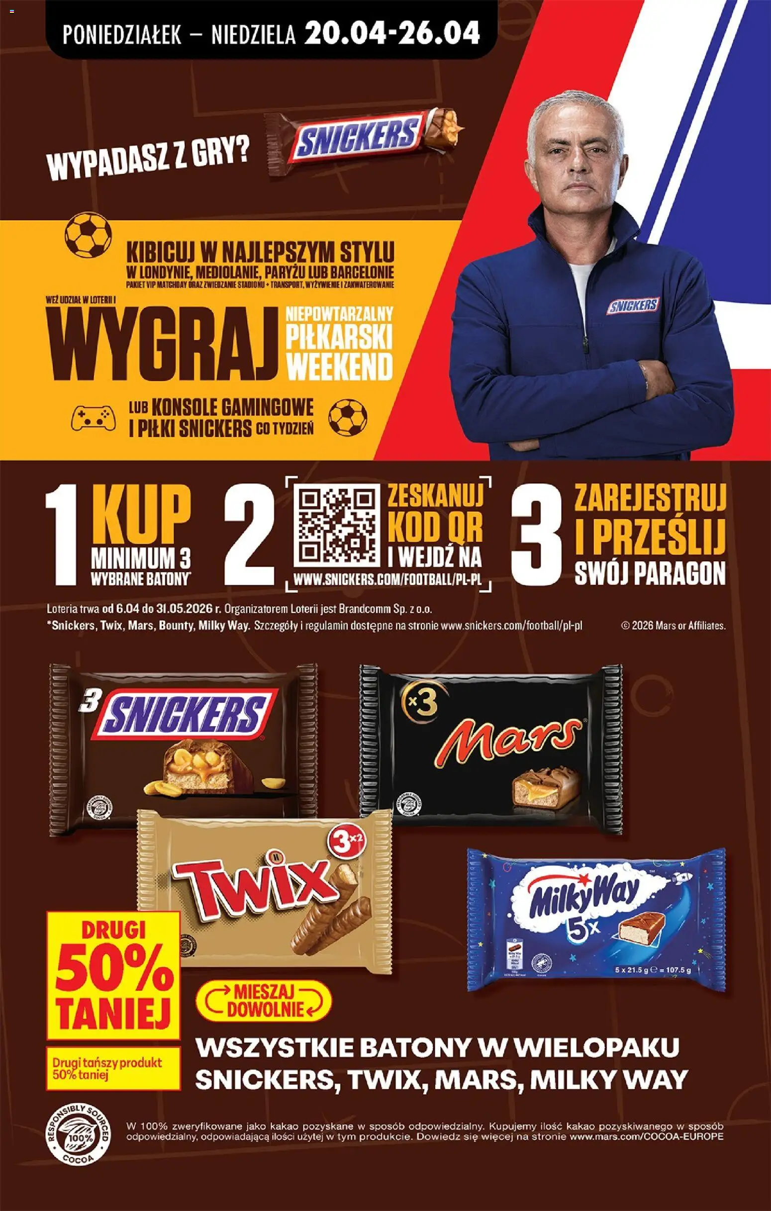 Biedronka gazetka od poniedziałku od 20.04.2026 | Strona: 81 | Produkty: Kakao, Baton, Gry