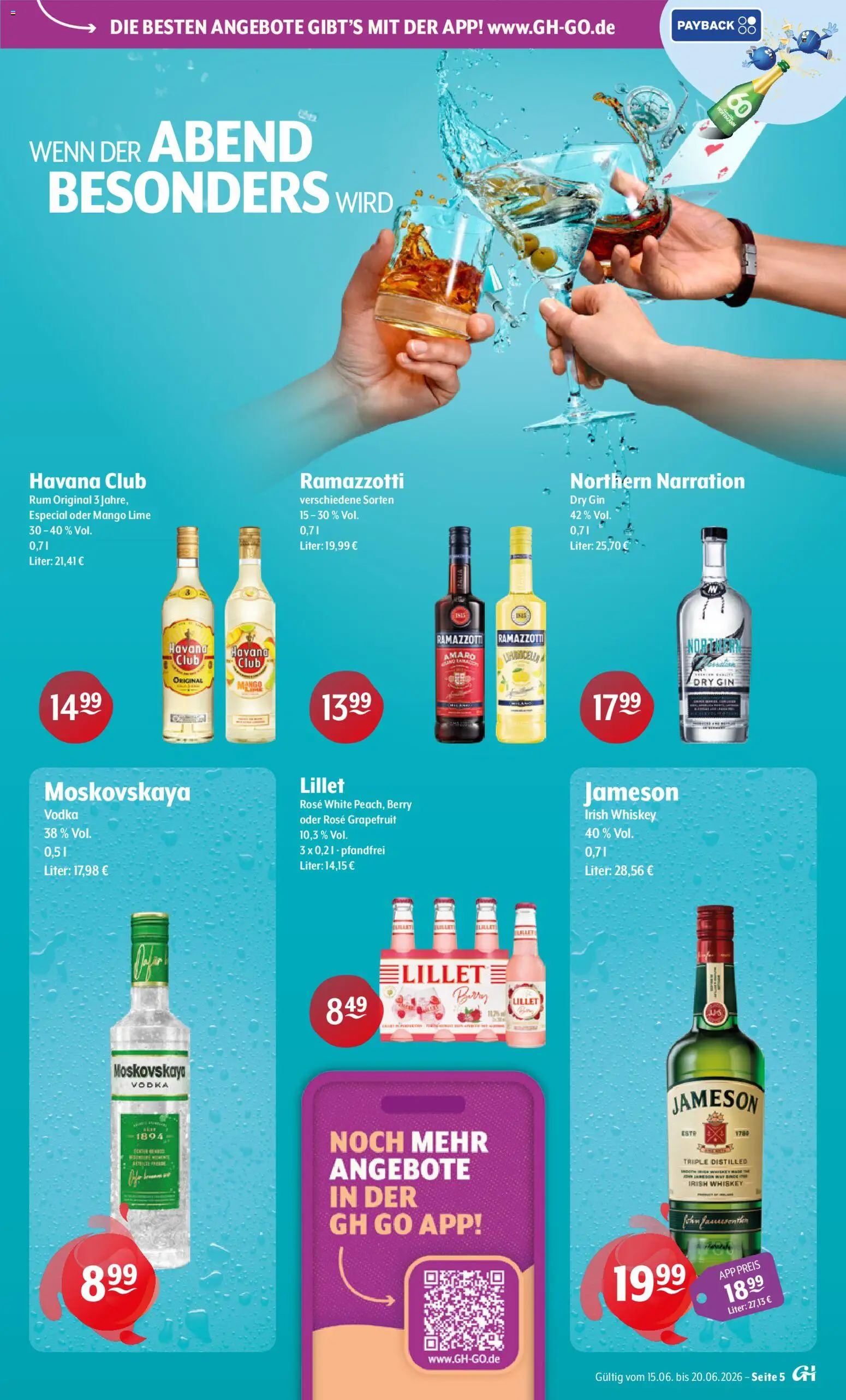 Getränke Hoffmann - Brandenburg – gültig ab 15.06.2026 | Seite: 5 | Produkte: Havana club, Grapefruit, Mango, Vodka