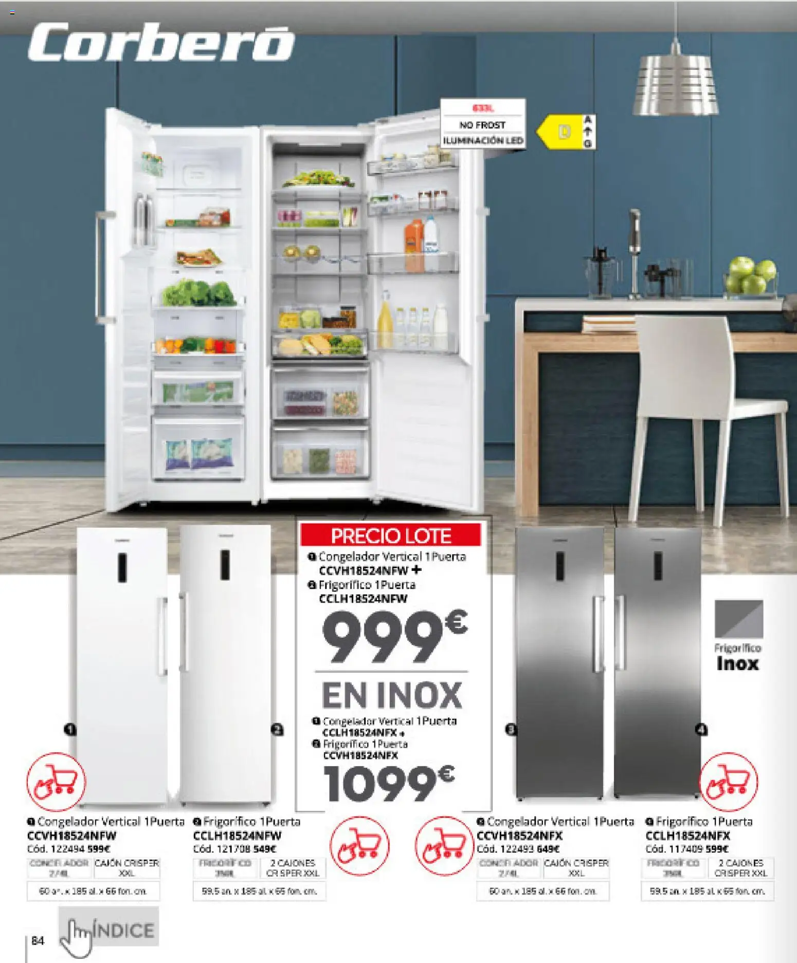 Conforama folleto │ válido desde el 16.04.2026 | Página: 84 | Productos: Congelador