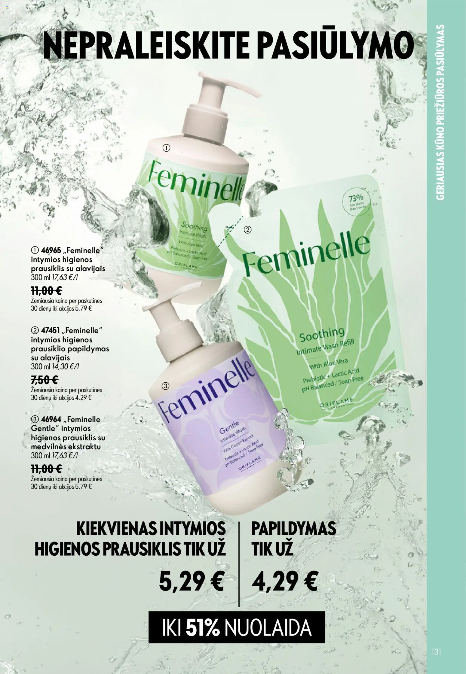 Oriflame akcijos nuo 2026.07.15 | Puslapis: 131 | Prekių: Prausiklis