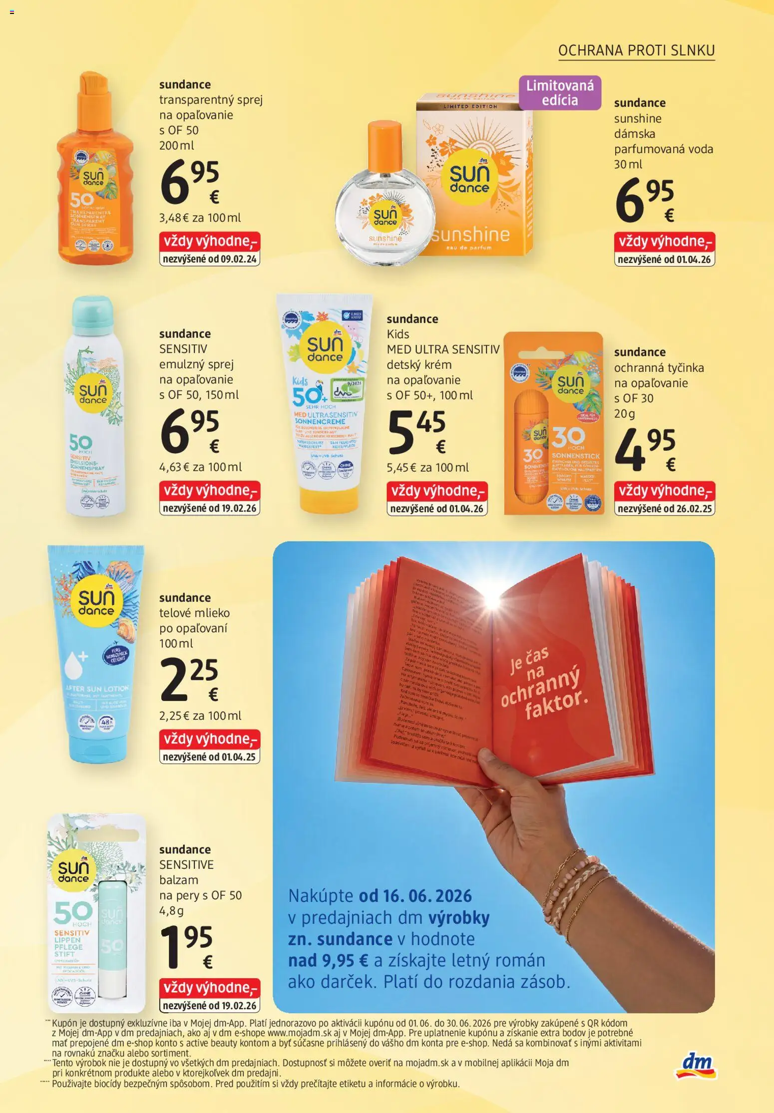Nové dm drogerie akcie – leták je platný od 01.06.2026 | Strana: 5 | Produkty: Telové mlieko, Krém, Voda, Med