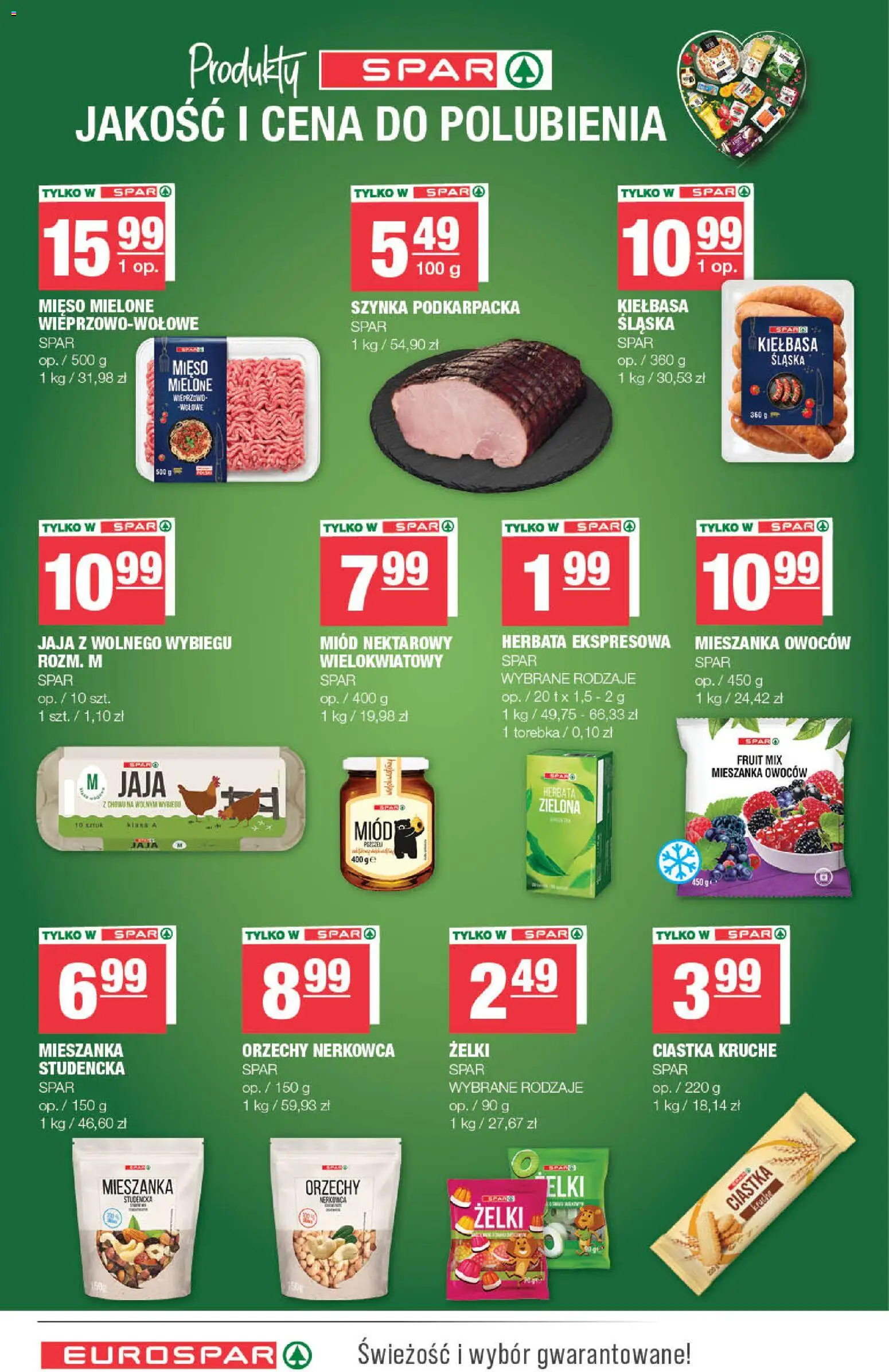 Spar gazetka - Eurospar od 23.09.2026 | Strona: 12 | Produkty: Kiełbasa, Torebka, Mięso mielone, Ciastka