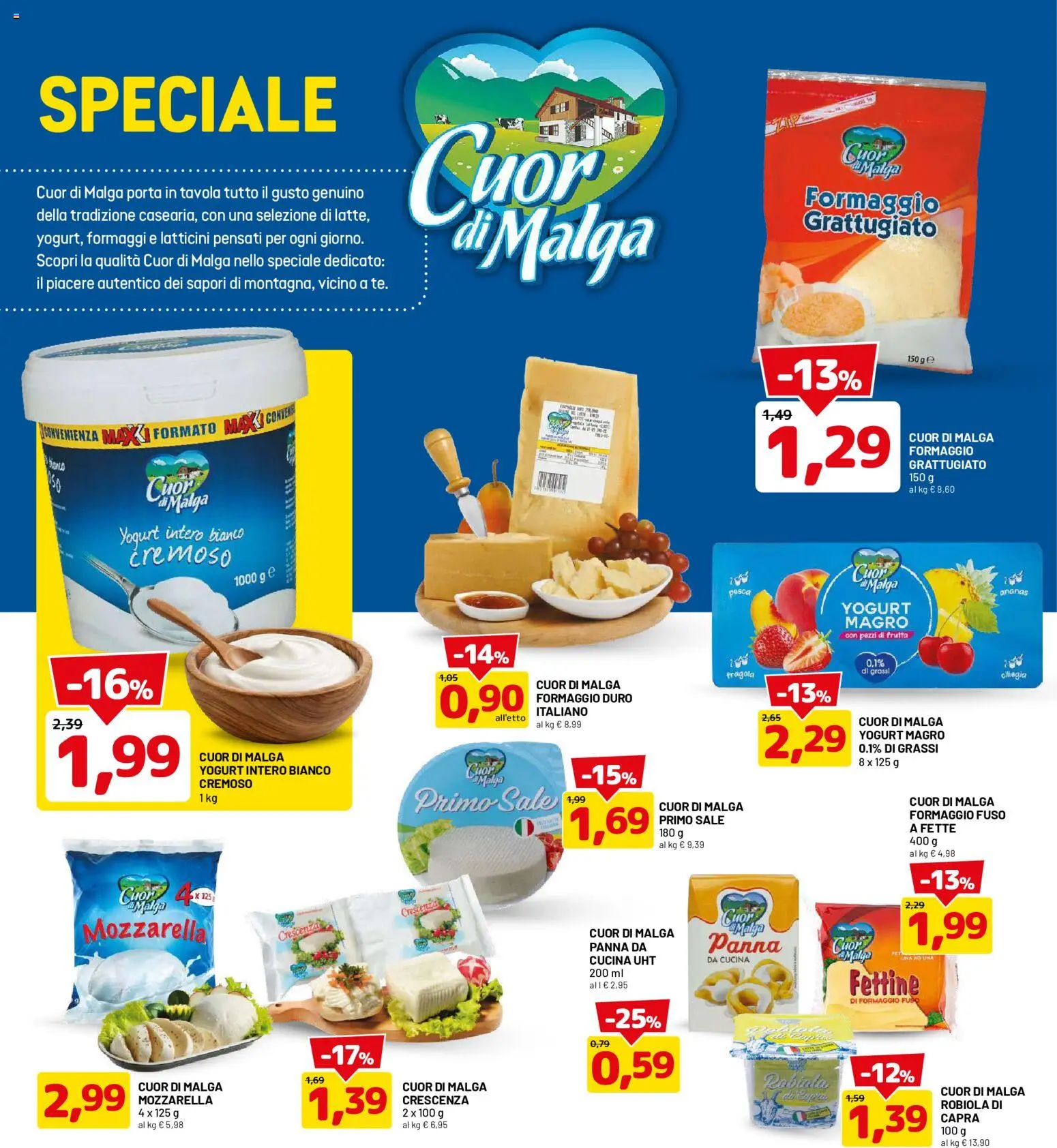 Volantino D Più del 14/09/2026 | Pagina: 6 | Prodotti: Yogurt, Frutta, Yogurt magro, Formaggio fuso