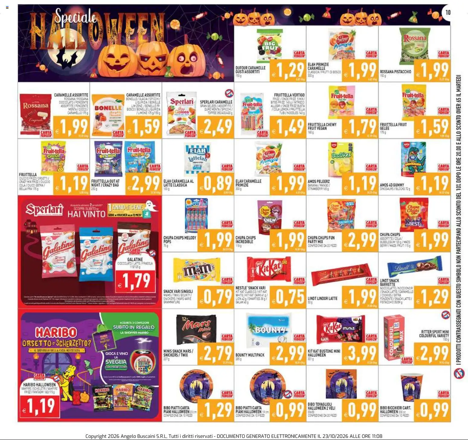 Volantino PIM Supermercati del 23/10/2026 | Pagina: 10