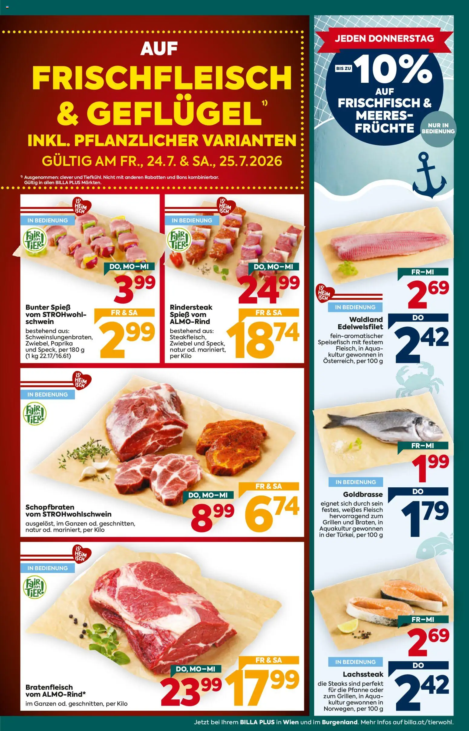 Billa Plus Flugblatt gültig ab 23.07.2026 | Seite: 3