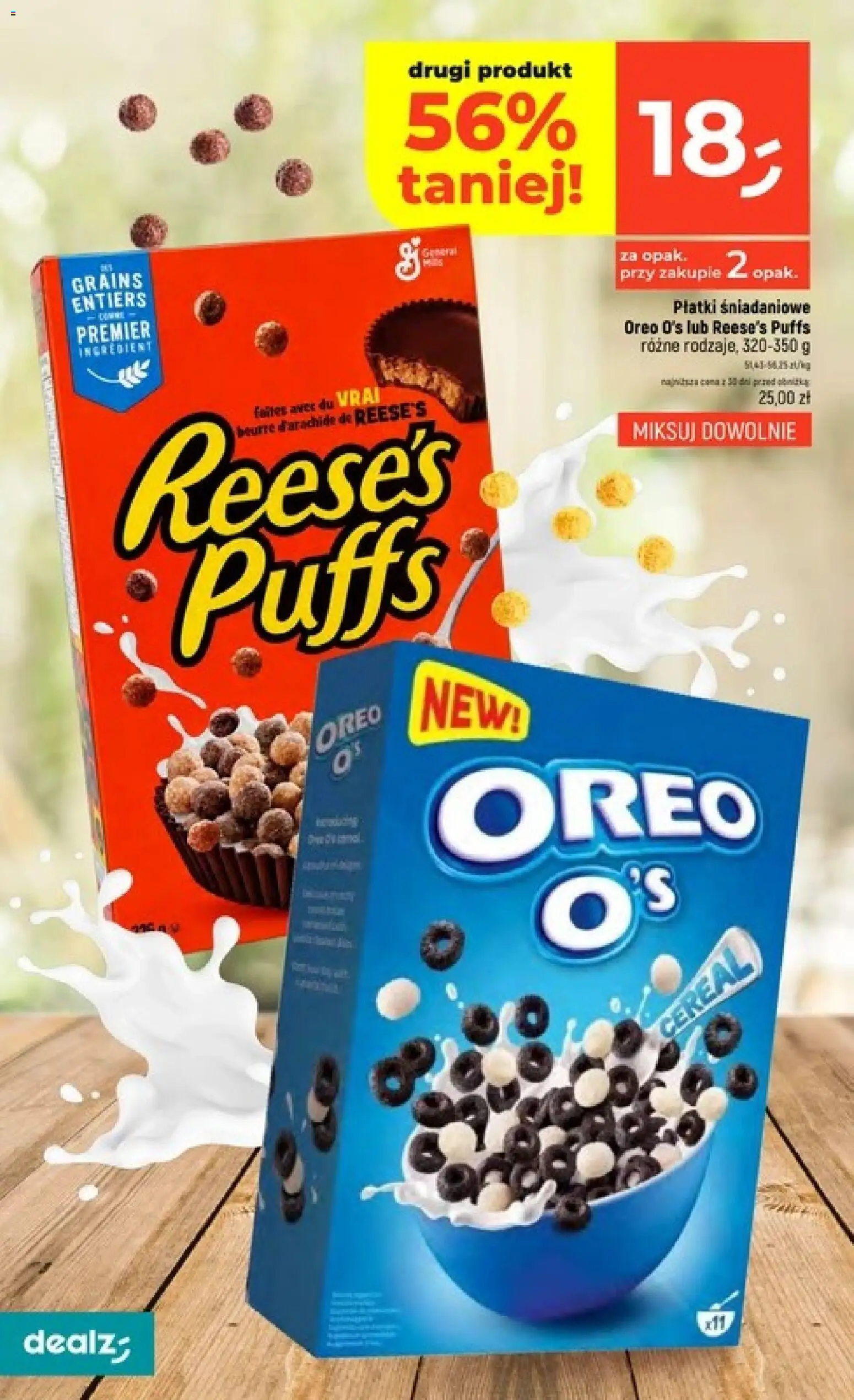 Dealz gazetka od 28.05.2026 | Strona: 18 | Produkty: Reese's, Płatki śniadaniowe, Płatki