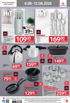 Pogląd oferty "Selgros cash&carry gazetka - Jeszcze więcej super promocji" - ważna od 06.08.2026 | Strona: 10 | Produkty: Czajnik, Patelnie, Komplet garnków, Szybkowar