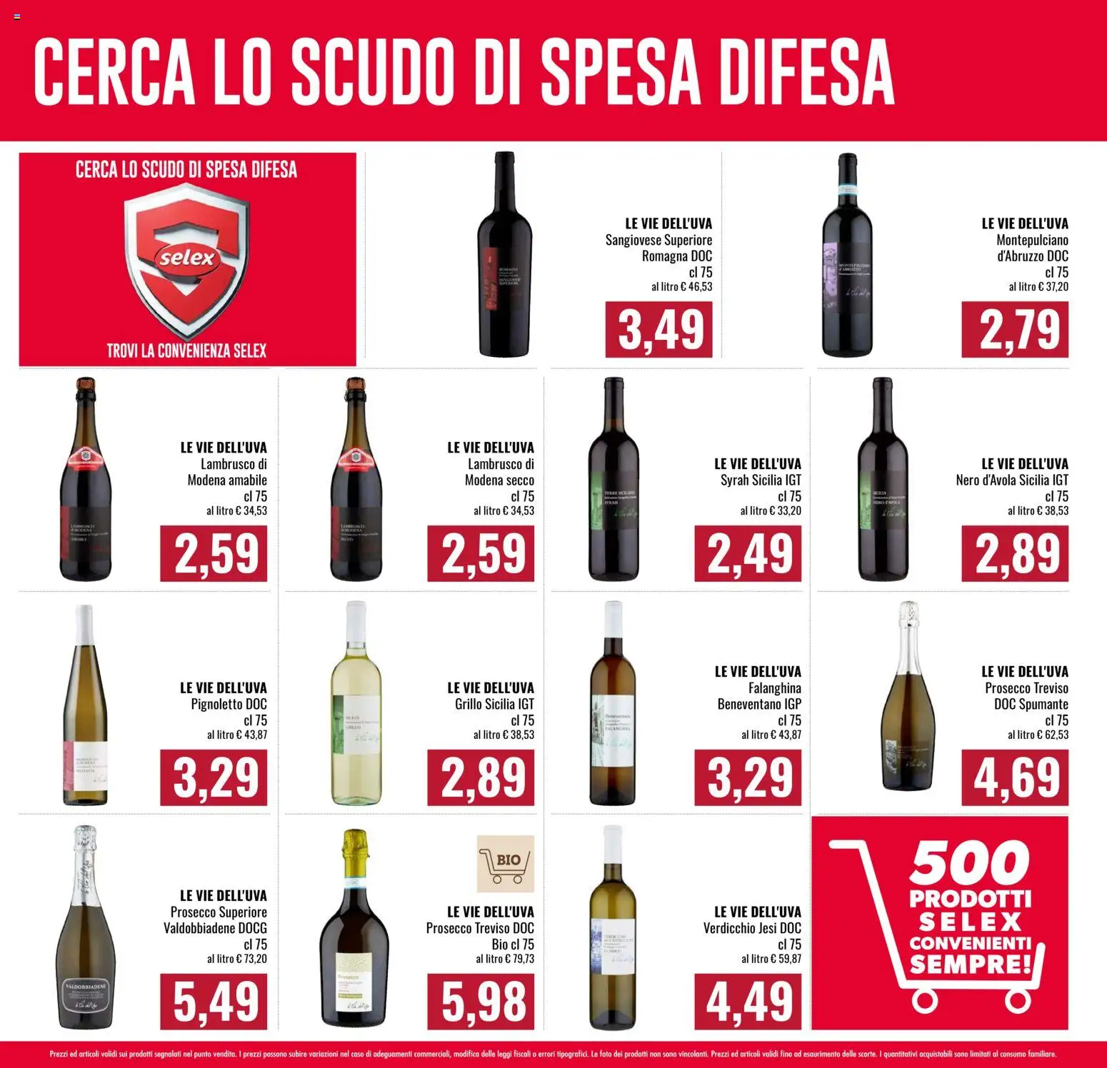 Volantino Famila del 08/10/2026 | Pagina: 12 | Prodotti: Prosecco, Spumante, Lambrusco