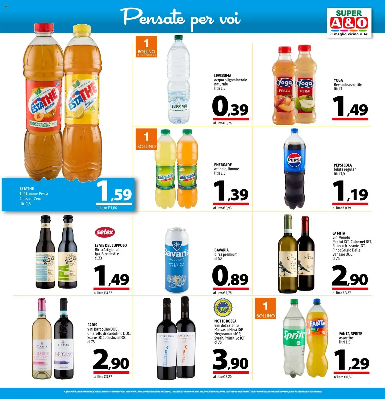 Volantino A&O del 06/08/2026 | Pagina: 13 | Prodotti: Birra Artigianale, Tè, Bevande, Fanta
