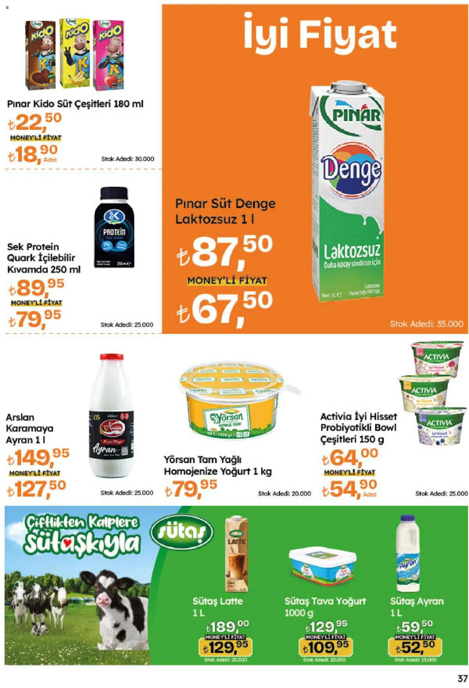 Migros Katalog - 5M Migroskop Dijital - 20 Ağustos 2026 tarihinden itibaren geçerlidir | Sayfa: 37 | Ürünler: Süt, Yoğurt