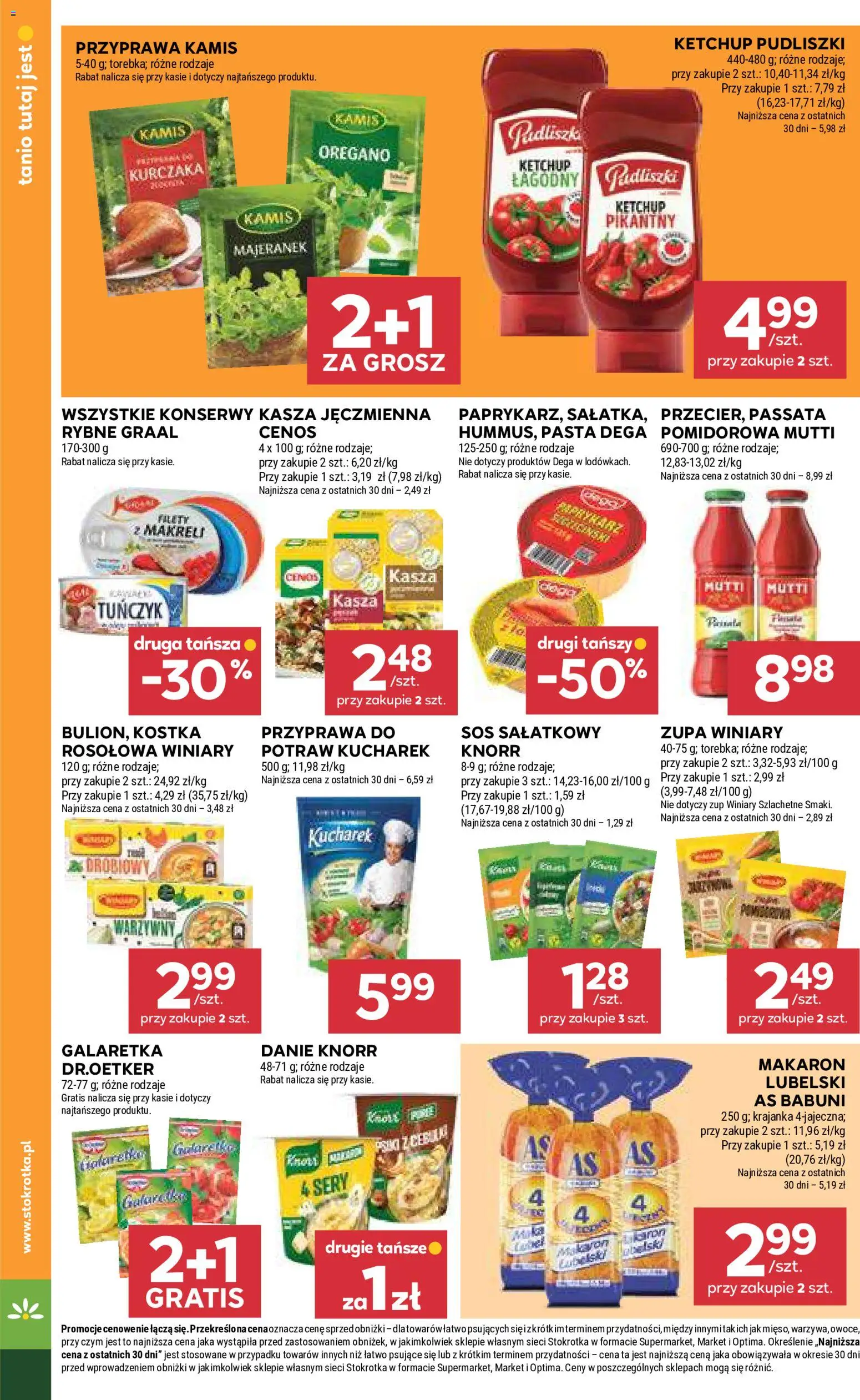 Stokrotka gazetka - Market od 21.05.2026 | Strona: 22 | Produkty: Stokrotka, Ketchup pudliszki, Makaron, Sos