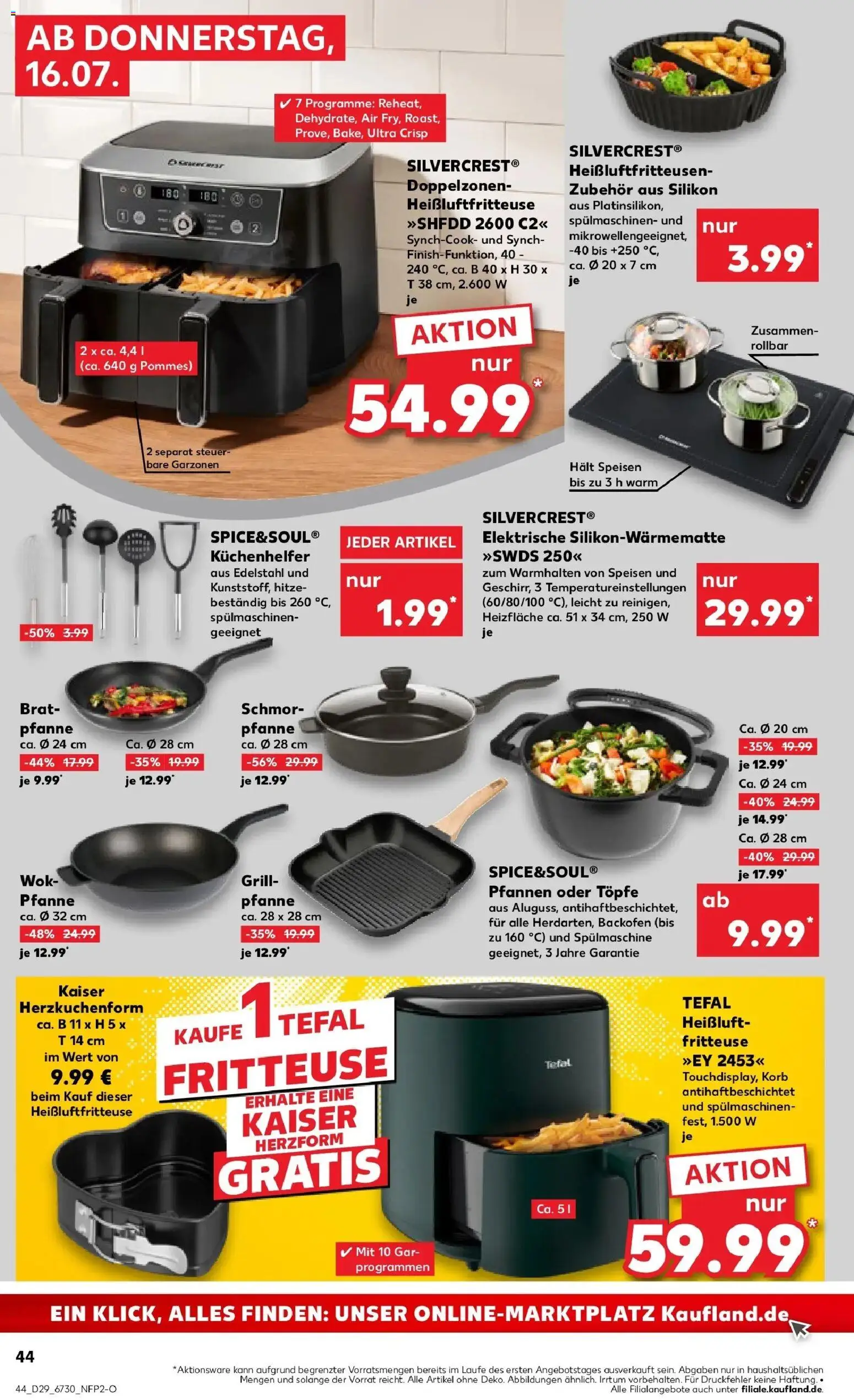 Kaufland Prospekt Meiningen – gültig ab 13.07.2026 | Seite: 53 | Produkte: Grill, Korb, Wok, Heißluftfritteuse