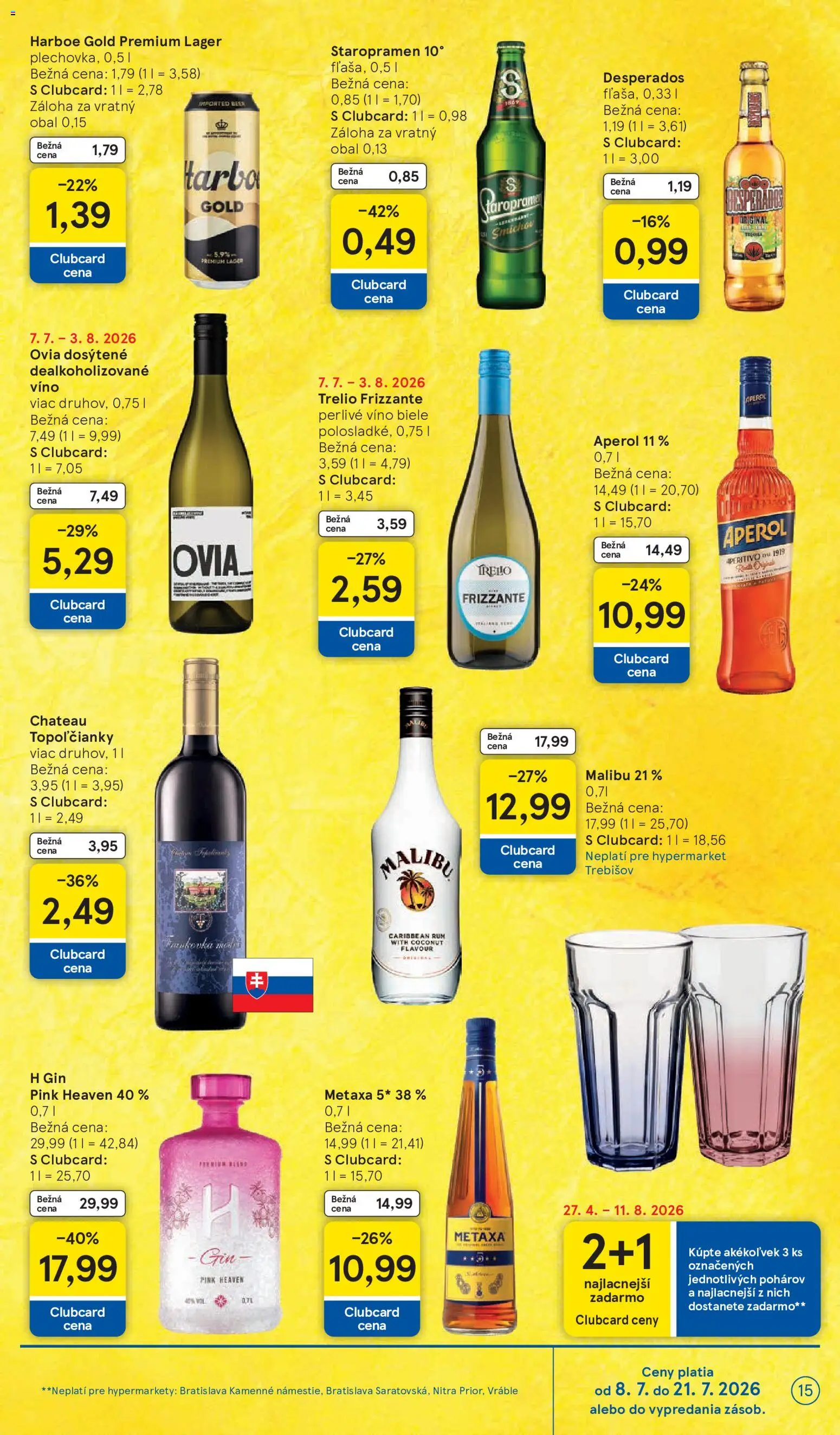 Nové Tesco akcie – leták je platný od 08.07.2026 | Strana: 15