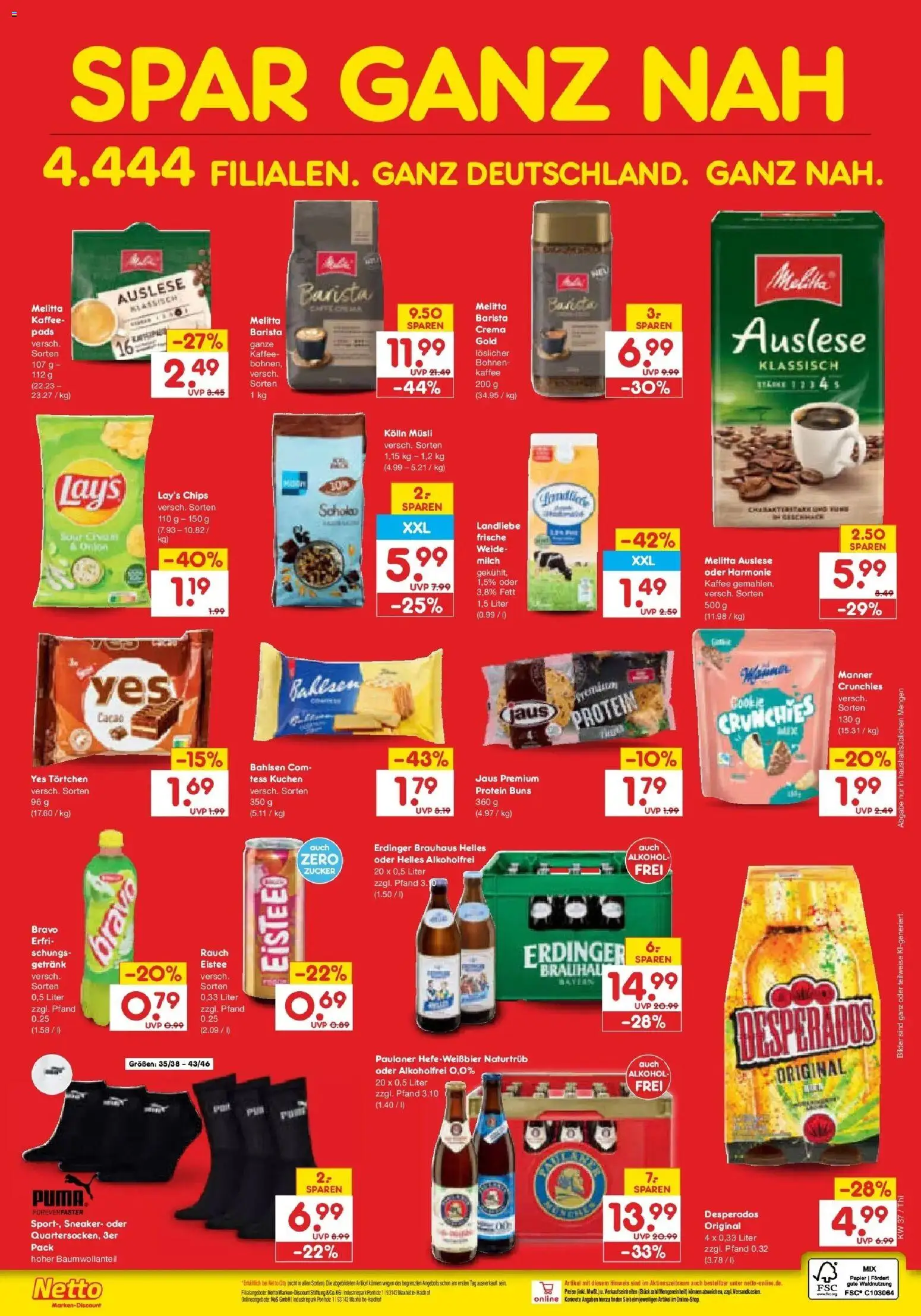 Netto Marken-Discount Prospekt Pirna – gültig ab 07.09.2026 | Seite: 2 | Produkte: Melitta kaffee, Milch, Bilder, Paulaner