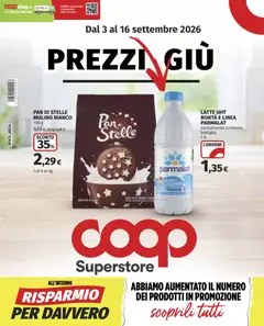 Anteprima del volantino COOP volantino Superstore Lombardia valido a partire dal 03/09/2026