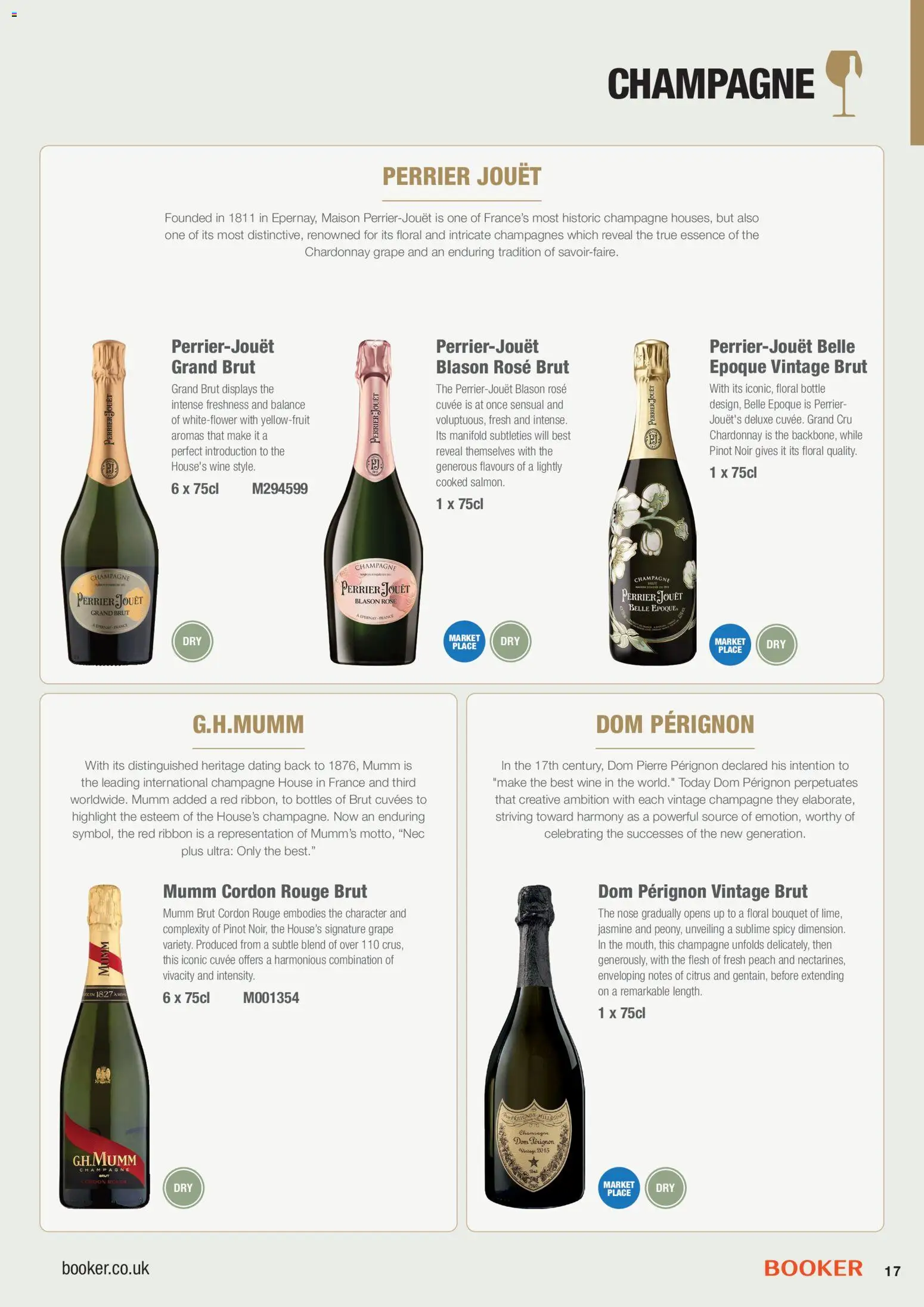 {H1} | Page: 17 | Products: Grape, Wine, Champagne, Dom Pérignon
