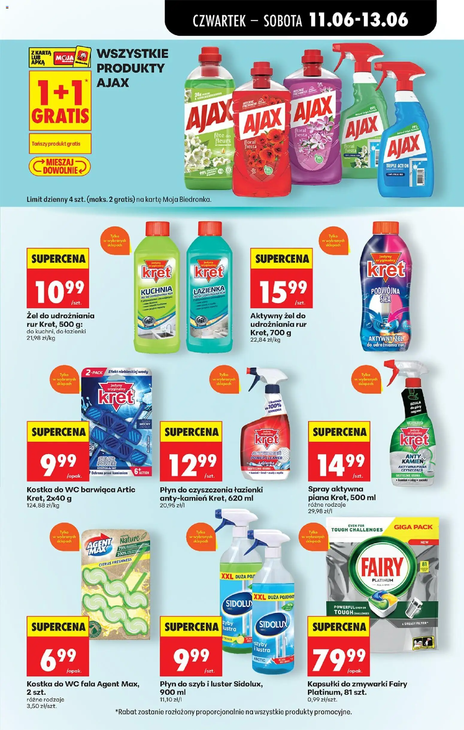 Biedronka gazetka od czwartku od 11.06.2026 | Strona: 67 | Produkty: Karta, Cleaner, Zapach, Kapsułki do zmywarki