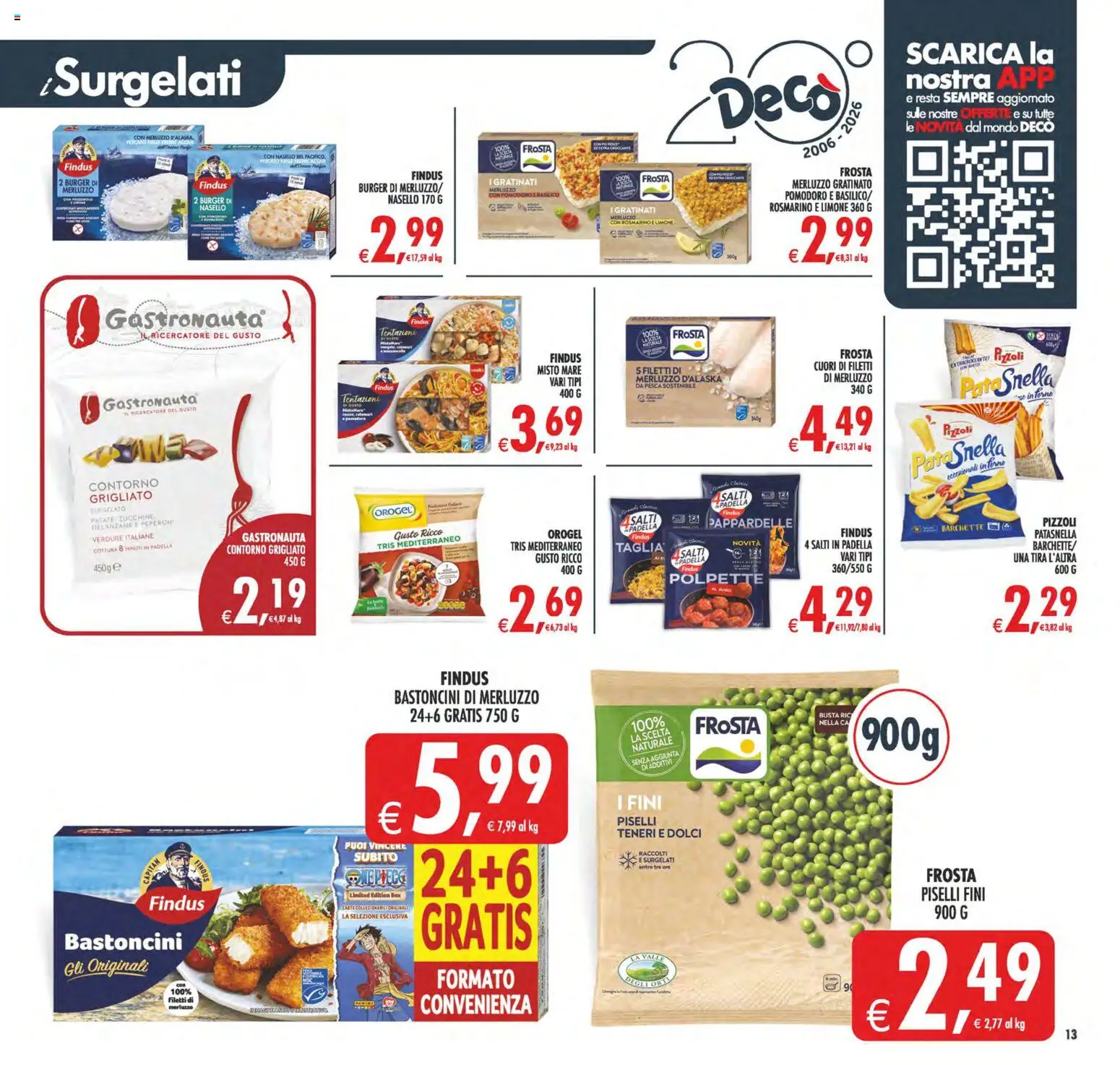 Volantino Decò del 08.05.2026 | Pagina: 16 | Prodotti: Verdure, Limone, Zucchine, Forno