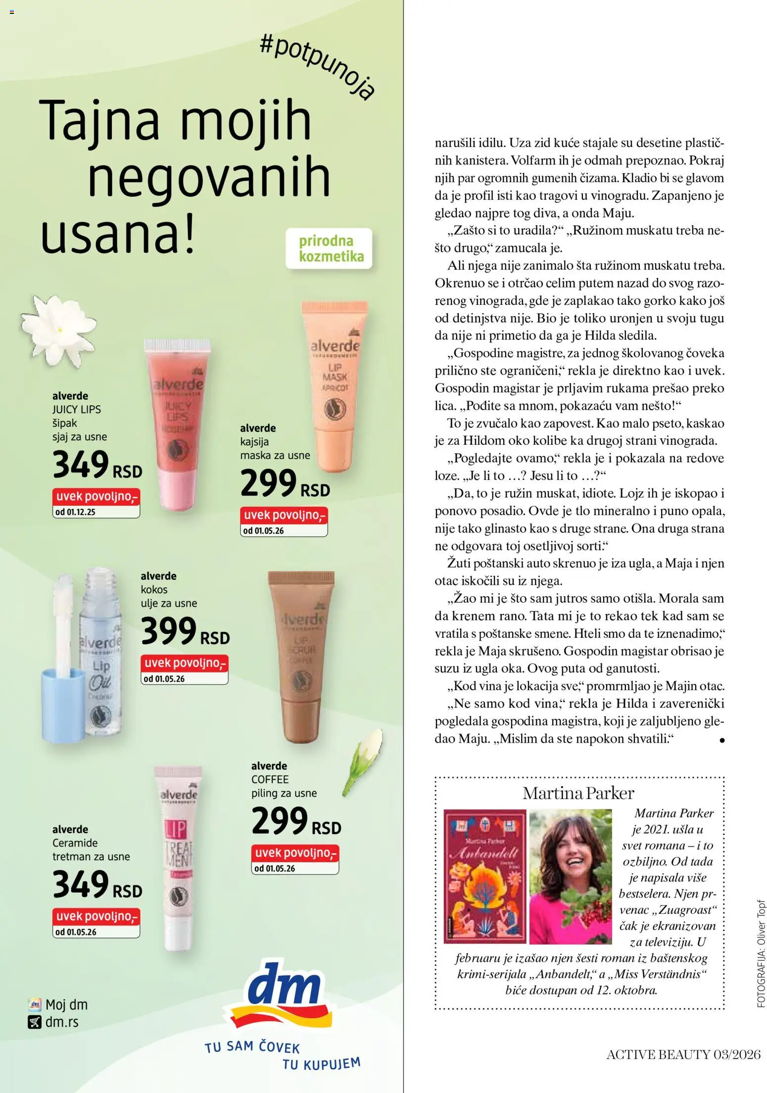 DM Drogerie katalog - važi od 14.03.2026 | Strana: 30 | Proizvode: Sto, Kajsija, Maska, Piling