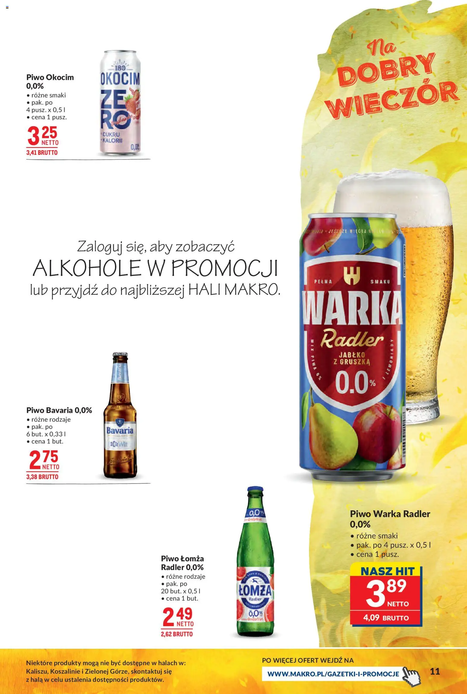Makro gazetka - Grill Ogród od 26.05.2026 | Strona: 11 | Produkty: Gruszka, Warka, Piwo Warka, Piwo