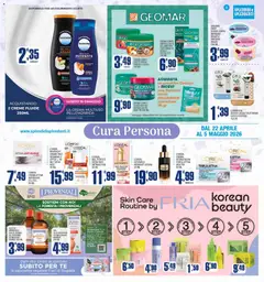 Anteprima del volantino Splendidi e Splendenti volantino valido a partire dal 22.04.2026 | Pagina: 6 | Prodotti: Crema viso, Olio corpo, Mandorle, Cocco