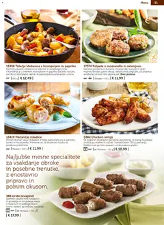 Bofrost katalog akcije – veljaven od 04.03.2026 | Stran: 81 | Izdelki: Čevapčiči, Klobasice, Grah