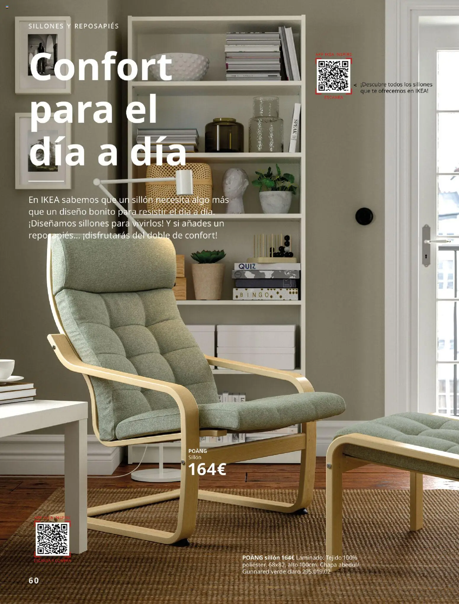 IKEA - Salones │ válido desde el 01/09/2026 | Página: 60 | Productos: Reposapiés, Té, Sillón