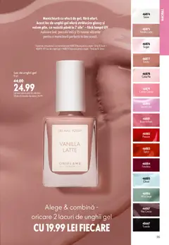Ofertele Oriflame valabile de la 29.07.2026 | Pagină: 35 | Produse: Top coat, Top, Machiaj, Lac de unghii