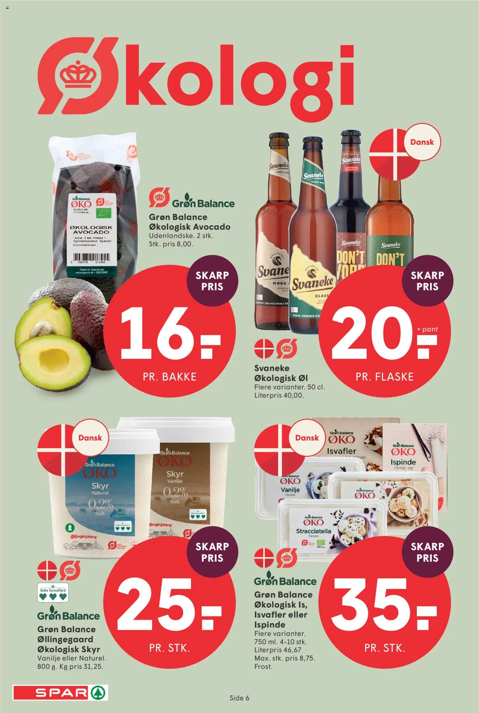 Spar tilbudsavis – gyldig fra 25/09/2026 | Side: 7 | Produkter: Øl, Skyr, Isvafler, Vanilje