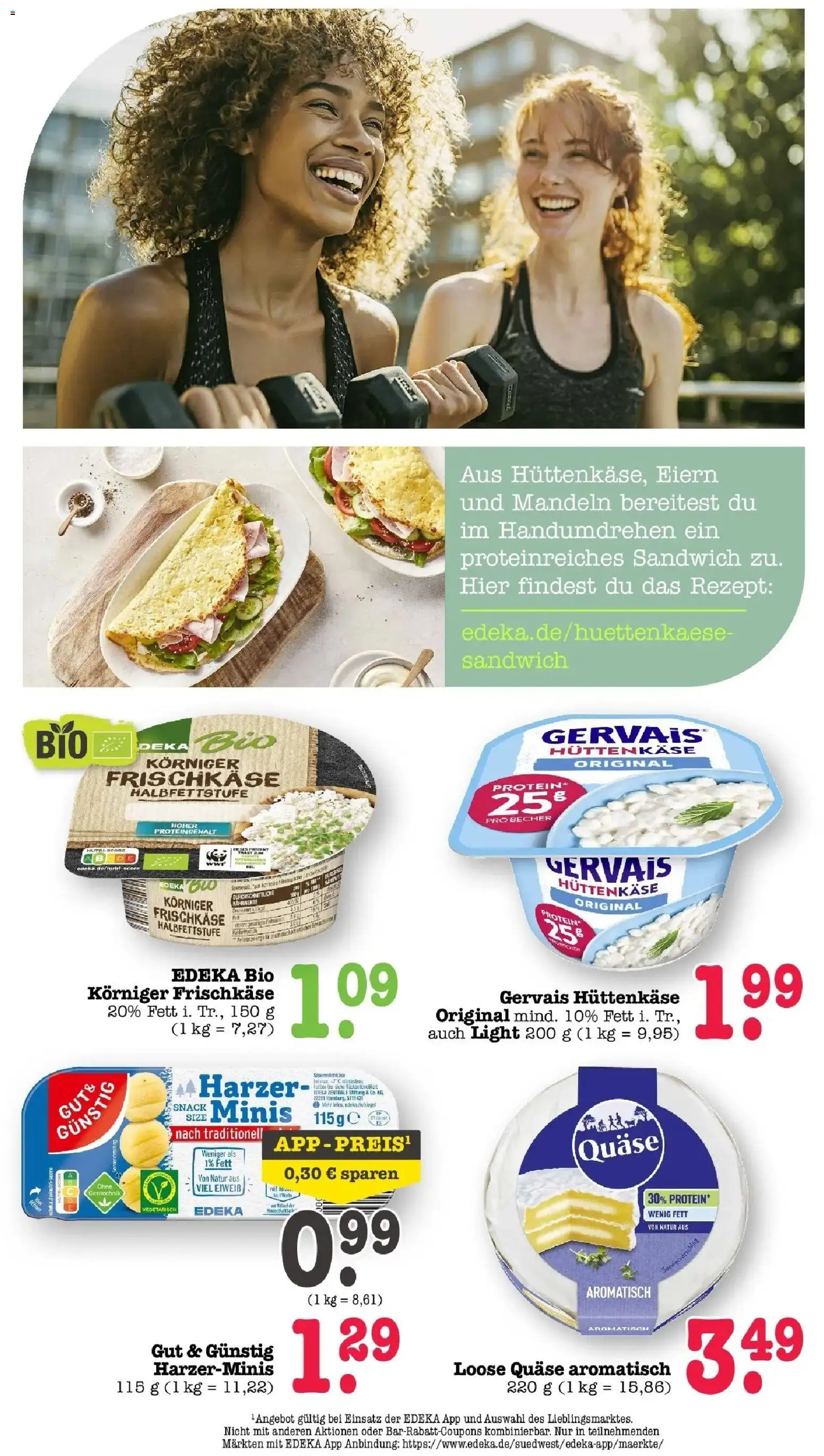 Edeka Prospekt Karlsruhe (ab 17.08.2026) » Angebote Online | Seite: 37 | Produkte: Mandeln, Hüttenkäse, Frischkase