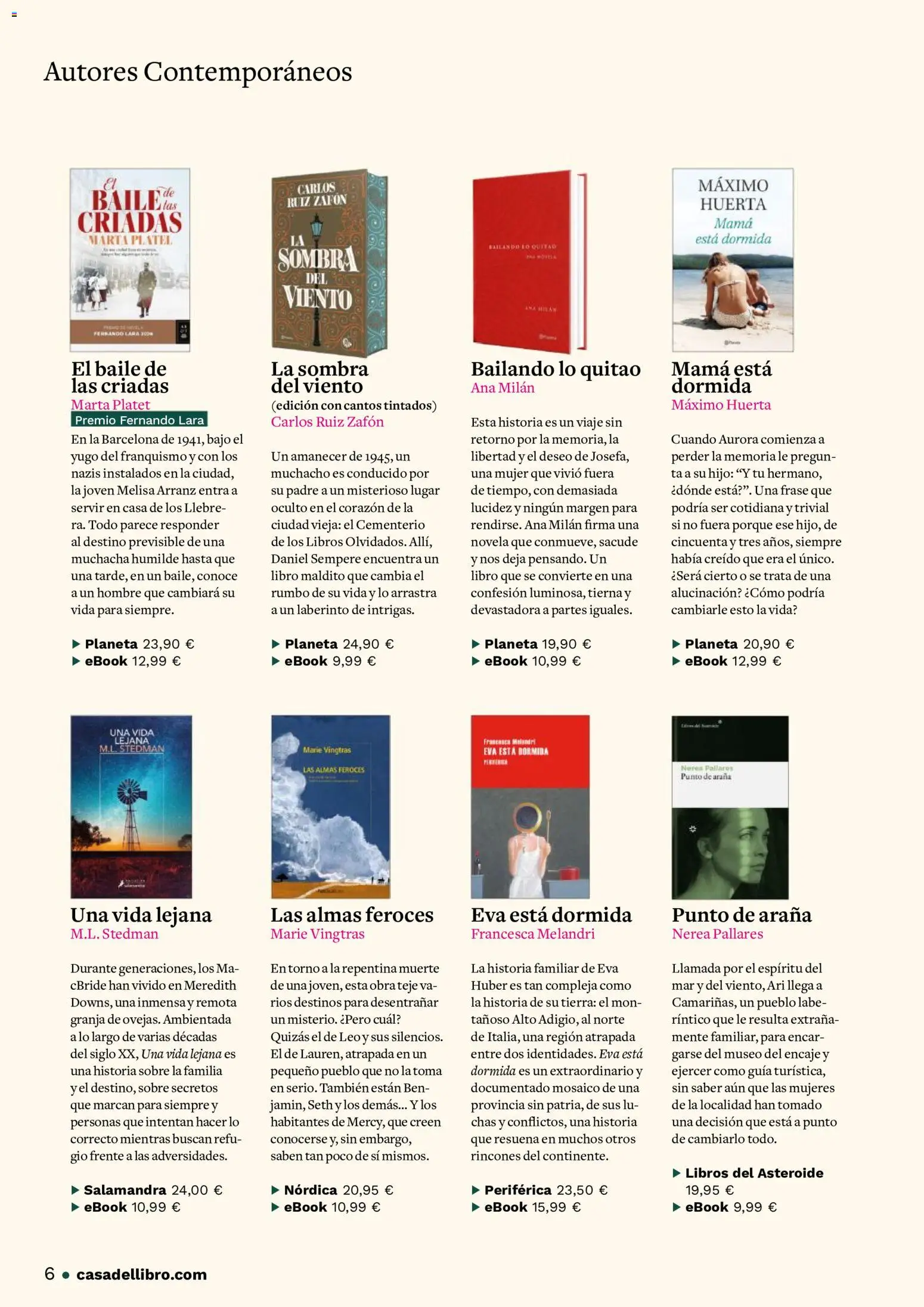 Casa del libro folleto │ válido desde el 01/07/2026 | Página: 6 | Productos: Sombra