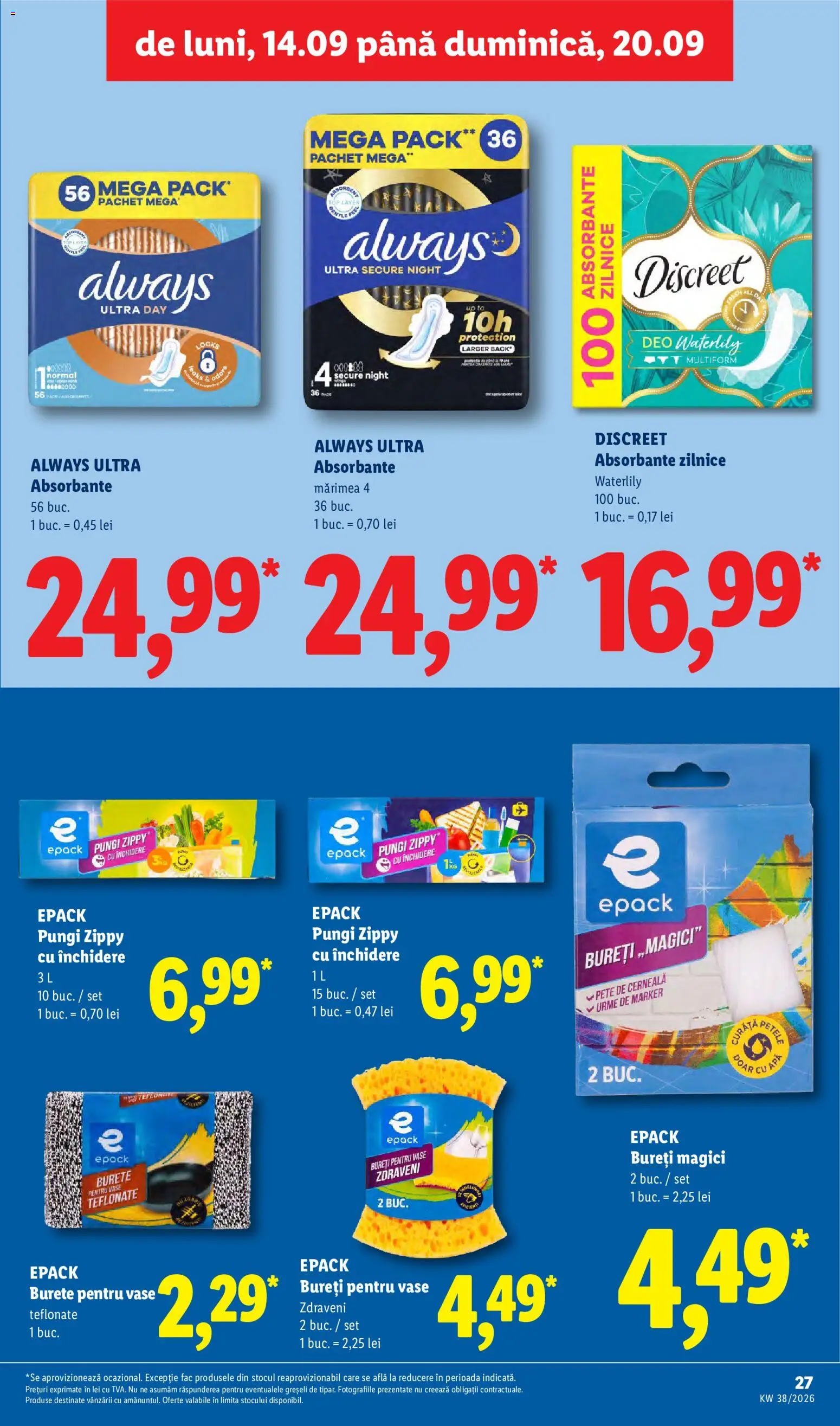 Noul catalog Lidl – valabil de la 14.09.2026 | Pagină: 27