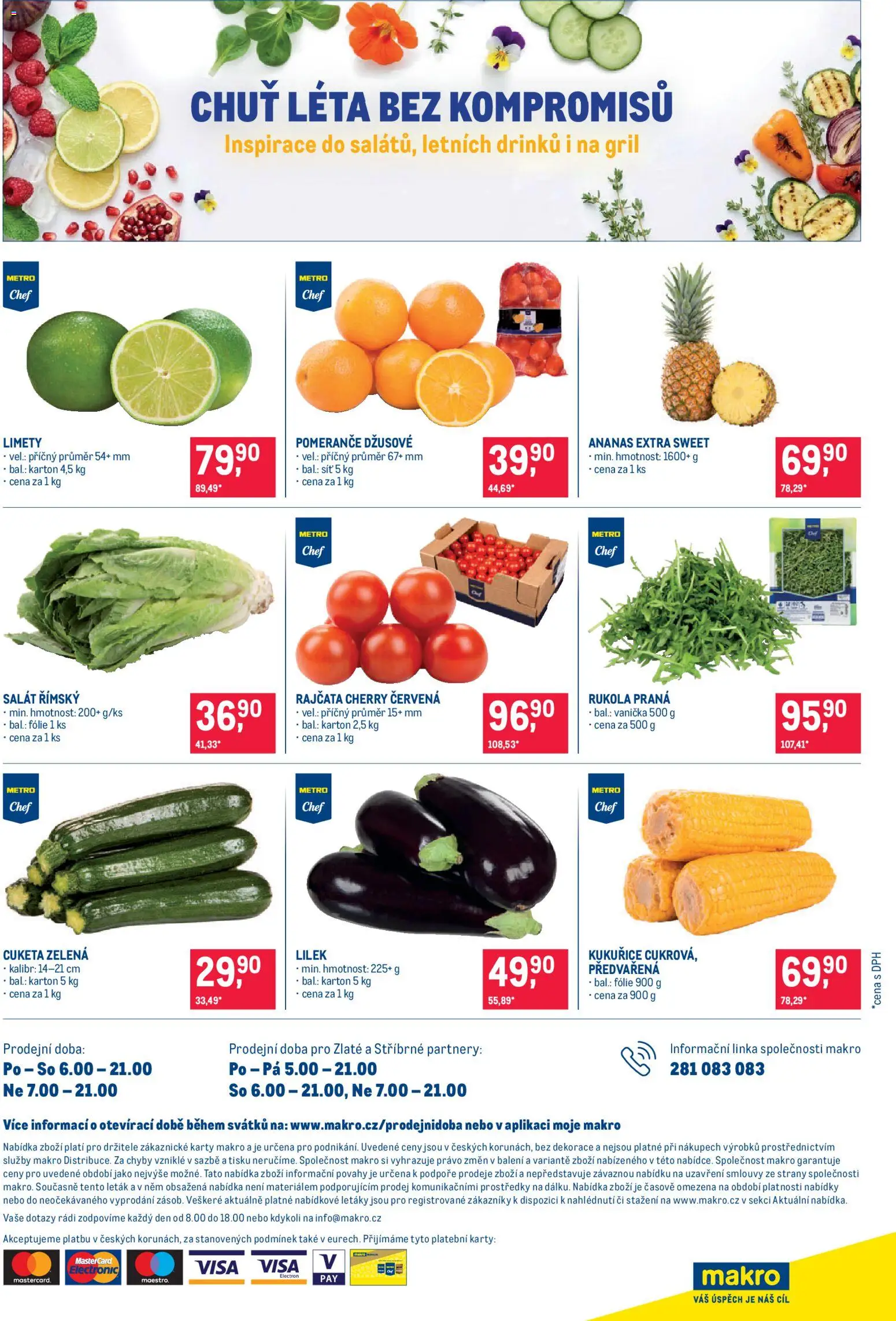 Makro leták - Gastronomie od 15.07.2026 | Strana: 24 | Produkty: Lilek, Salát, Karty, Dekorace