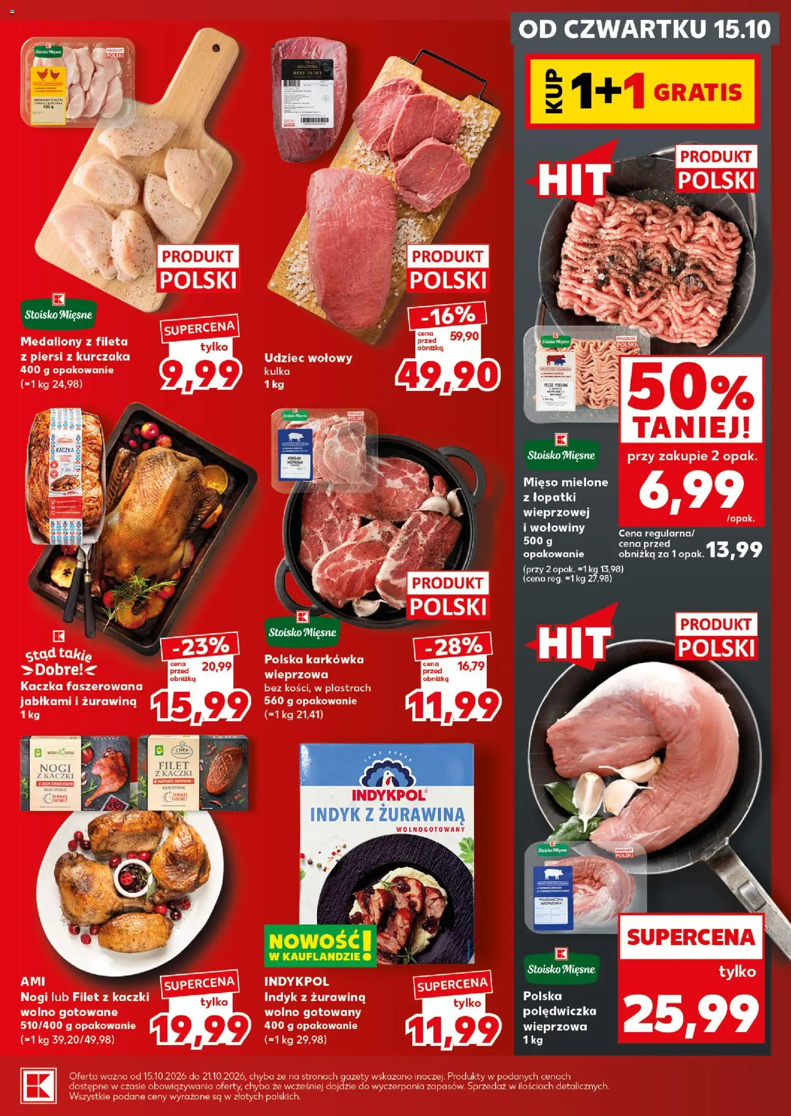 Kaufland Polsko leták - Mocny start od 19.10.2026 | Strana: 21 | Produkty: Filet