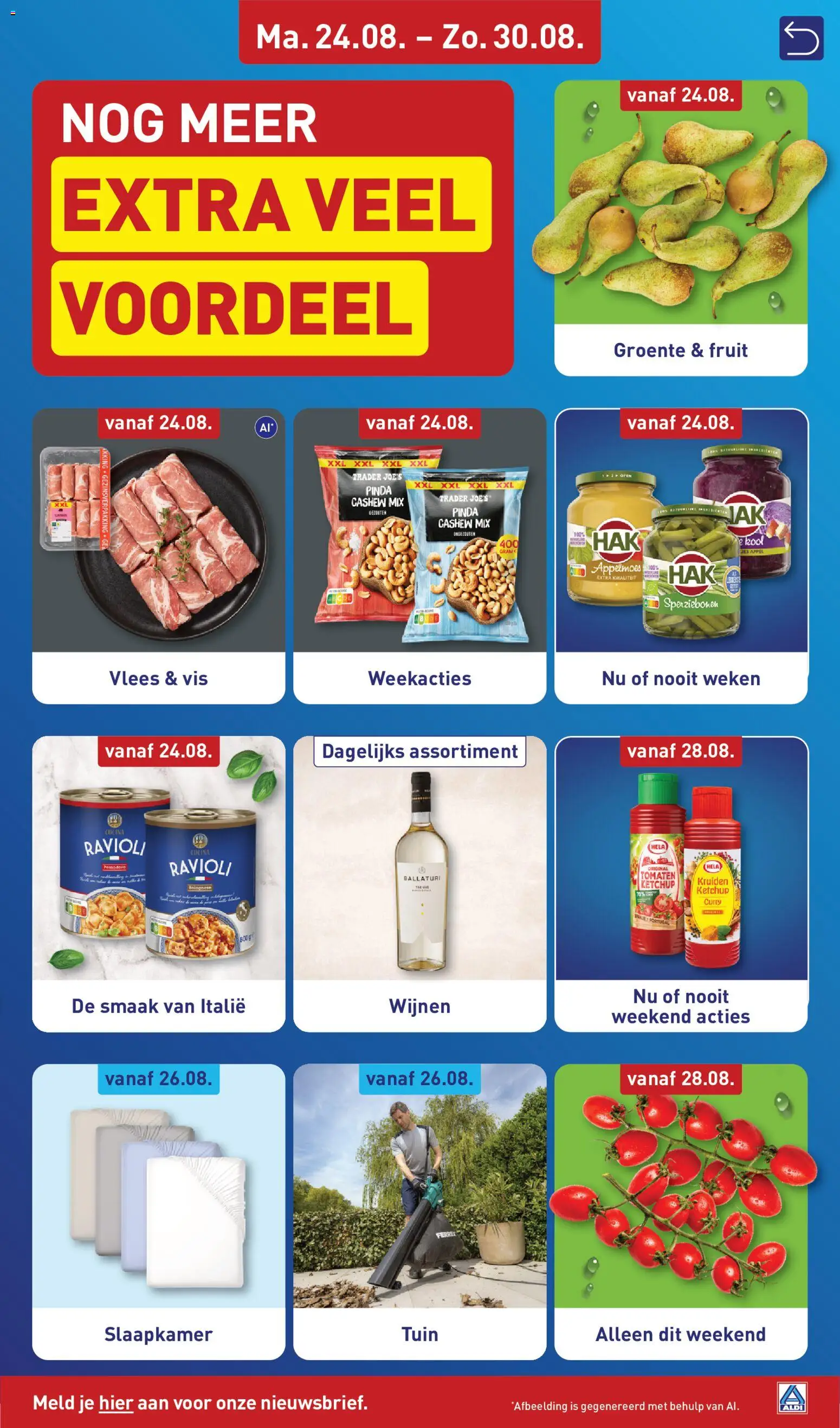 {H1} | Pagina: 3 | Producten: Tomaten, Pasta, Bed, Appelmoes